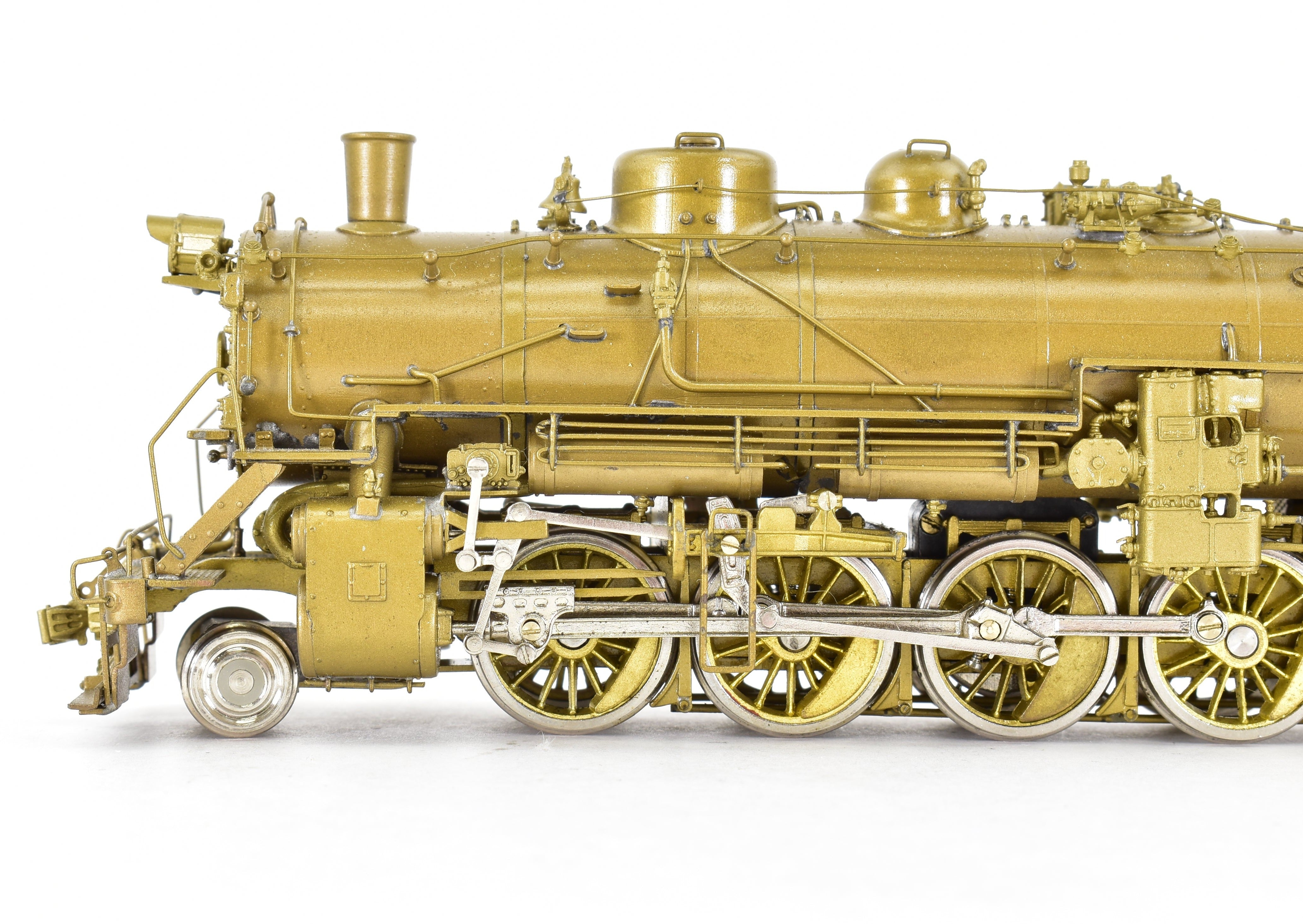 HO Scale Brass Model of Oriental Limited CB&Q - Burlington Route O - 1a 2 - 8 - 2 Steam Locomotive
