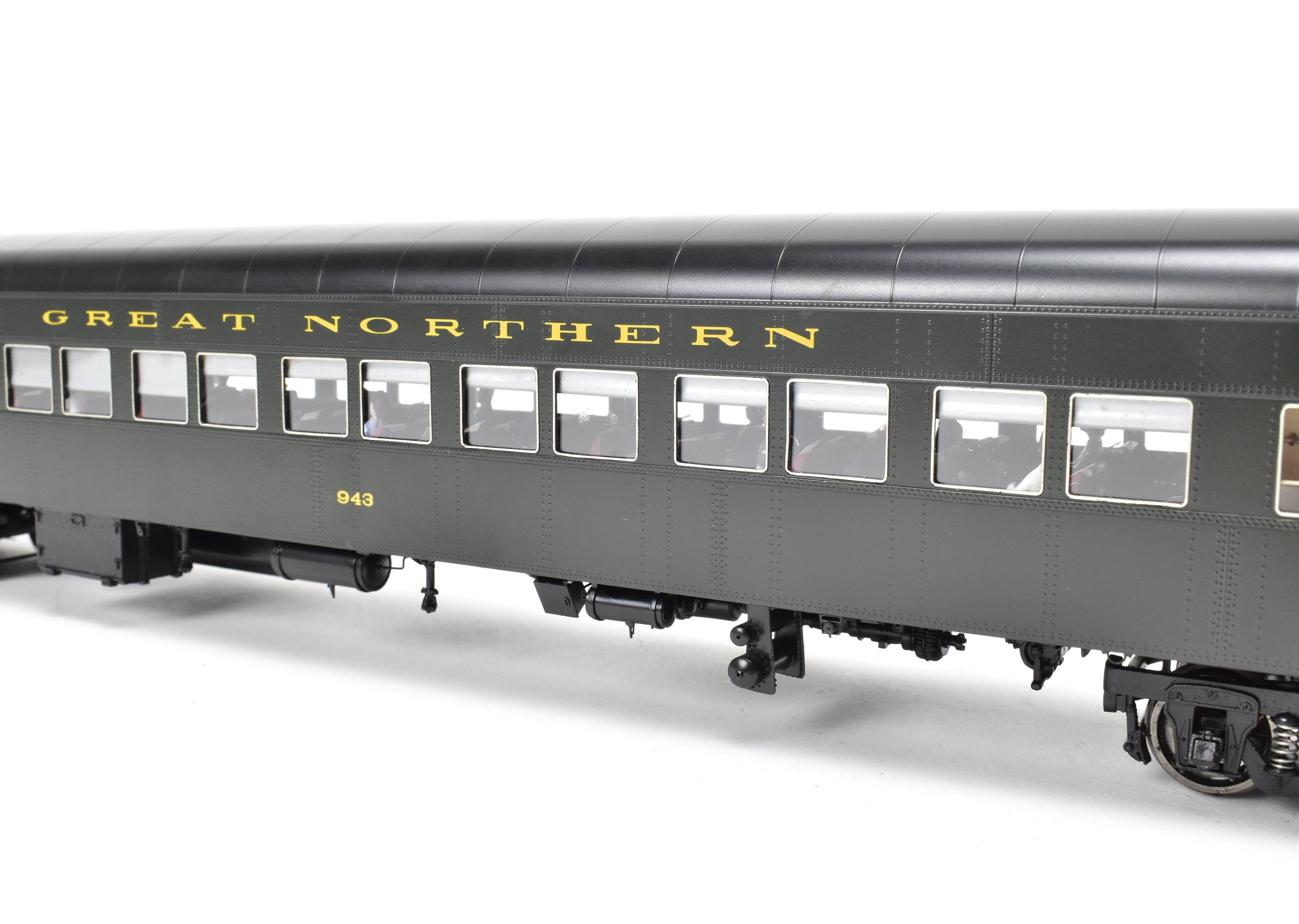 O Scale Precision Scale Co. (PSC) Brass Great Northern First Class HW Streamlined Chair Car Model F/P #943 - Without Original Box