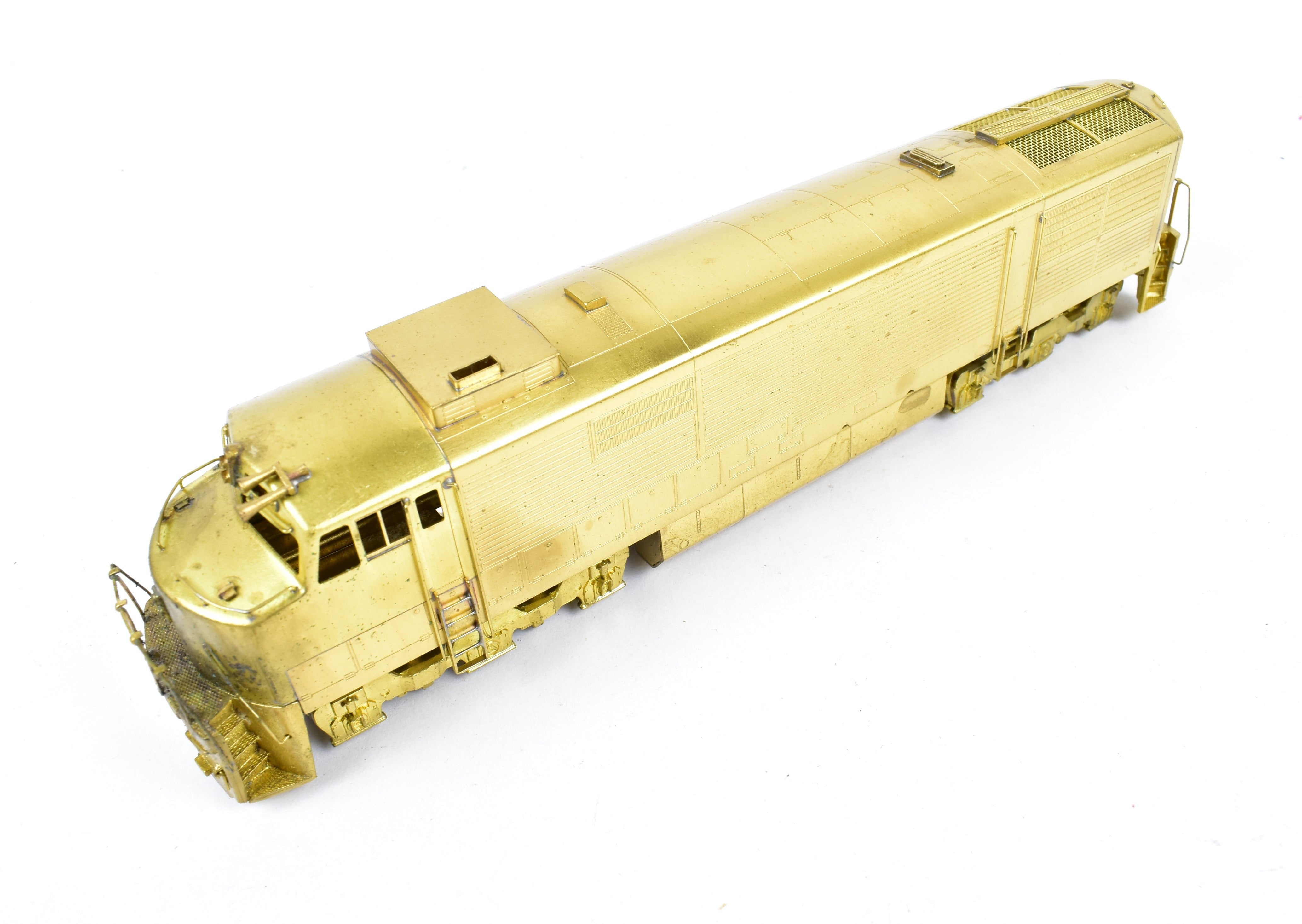 High - Quality HO Scale Brass Hallmark Models ATSF - Santa Fe GE U30CG Cowl - Style Passenger Diesel Locomotive with New NWSL Gears