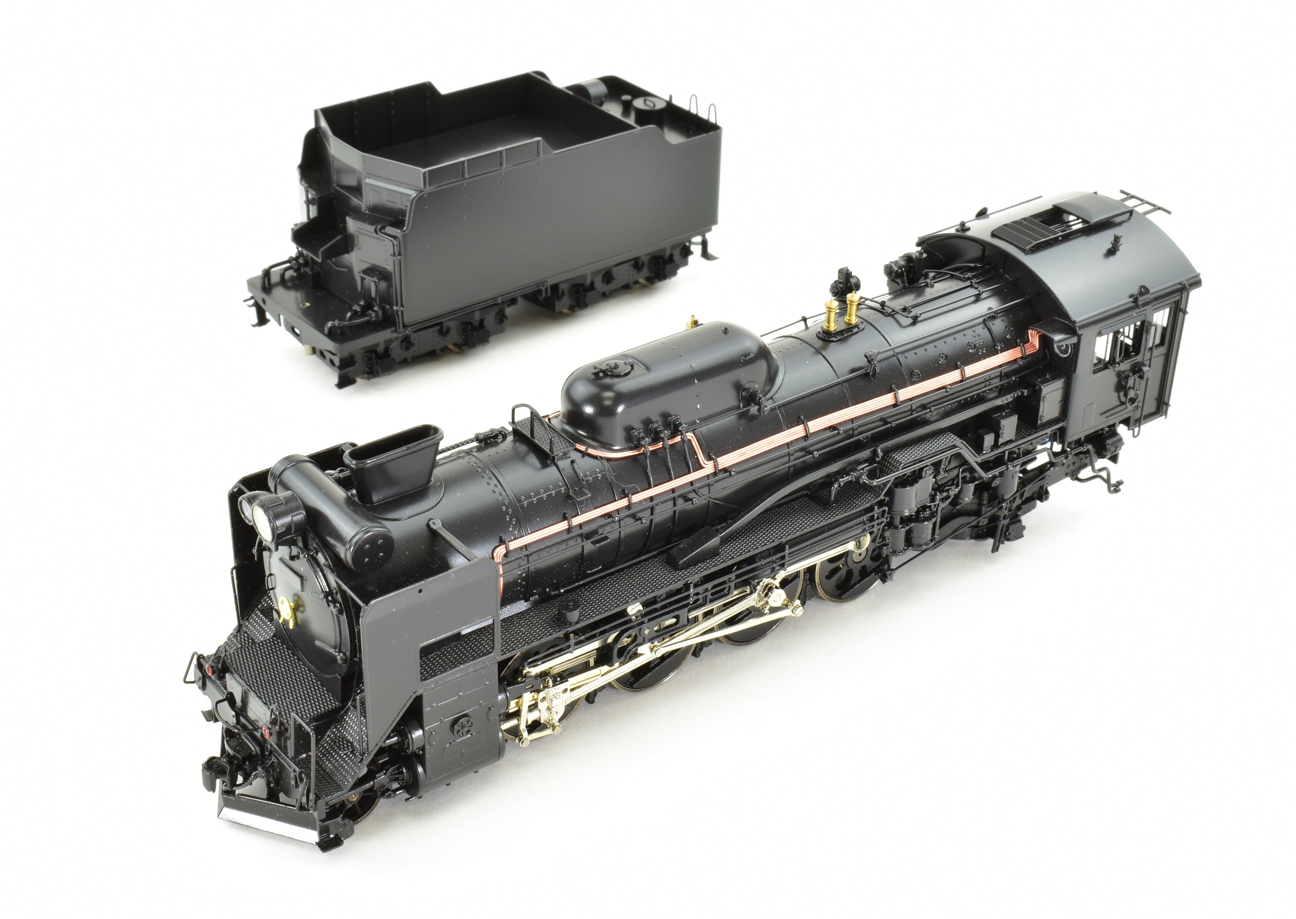 1999 J Scale Brass Tenshodo Japanese National Railways D51 2-8-2 Tapered Stack Model