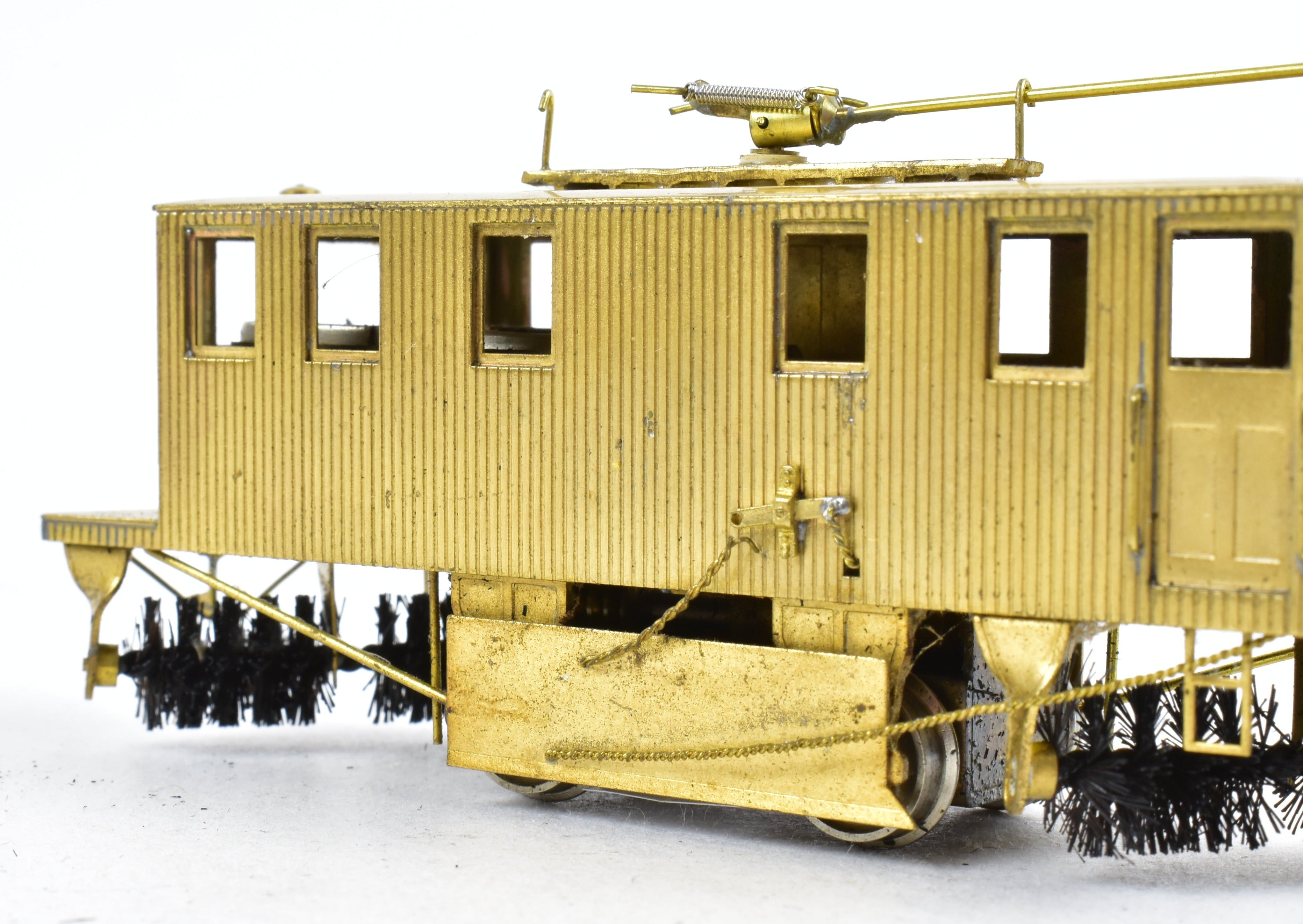 HO Scale Brass Fairfield Single Truck Sweeper Model - No Box, Nice Condition