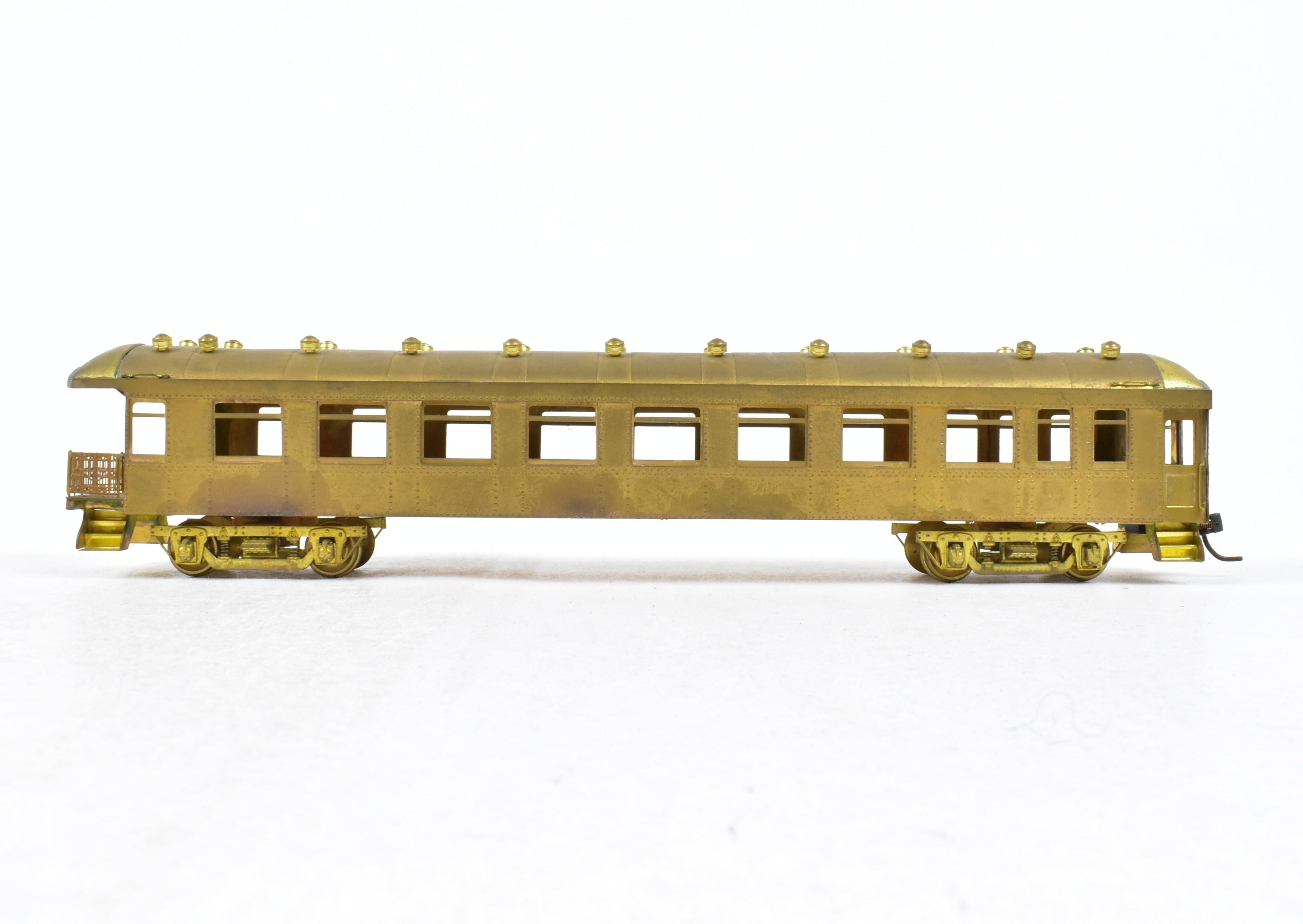 HO Scale Brass Ken Kidder Southern Pacific Harriman 60' Observation Car with PSC Trucks