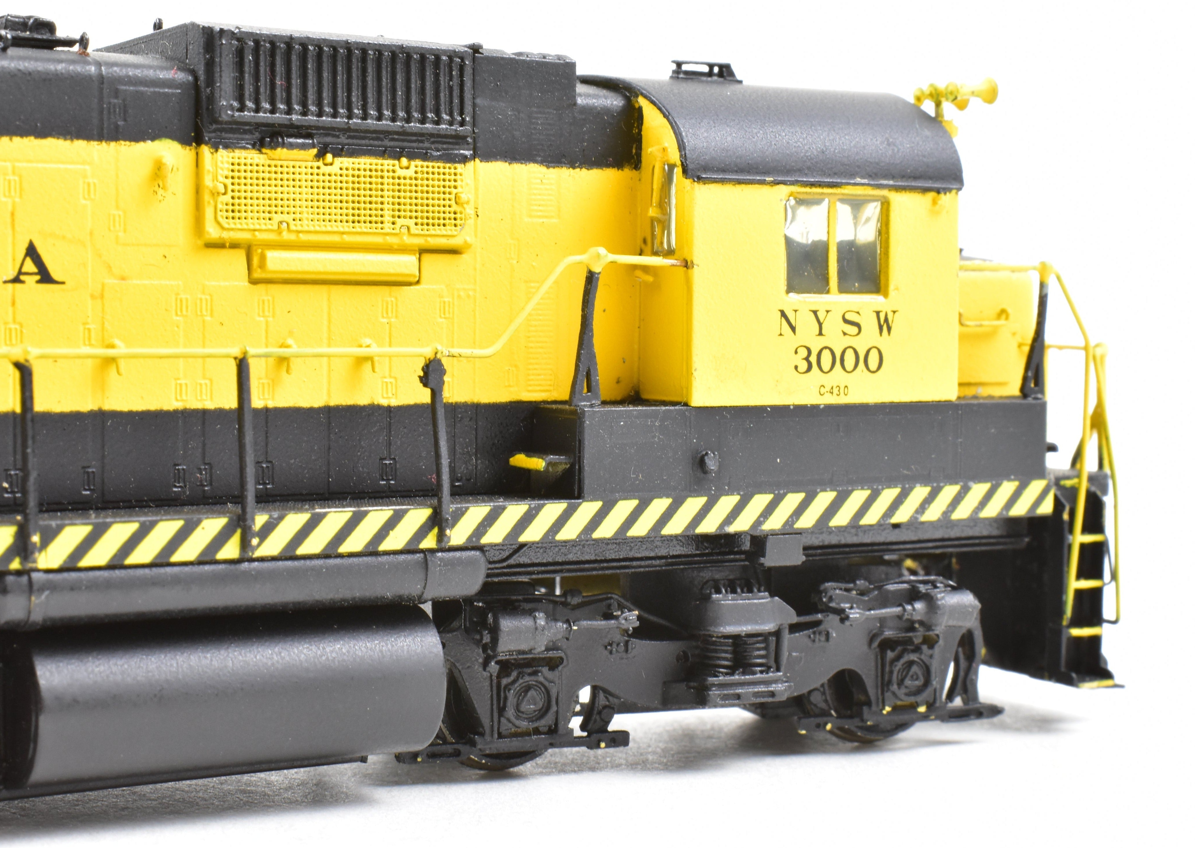 HO Scale Brass Model Train - Overland Models Inc. NYS&W - New York, Susquehanna, & Western ALCO C430 Custom Painted Locomotive