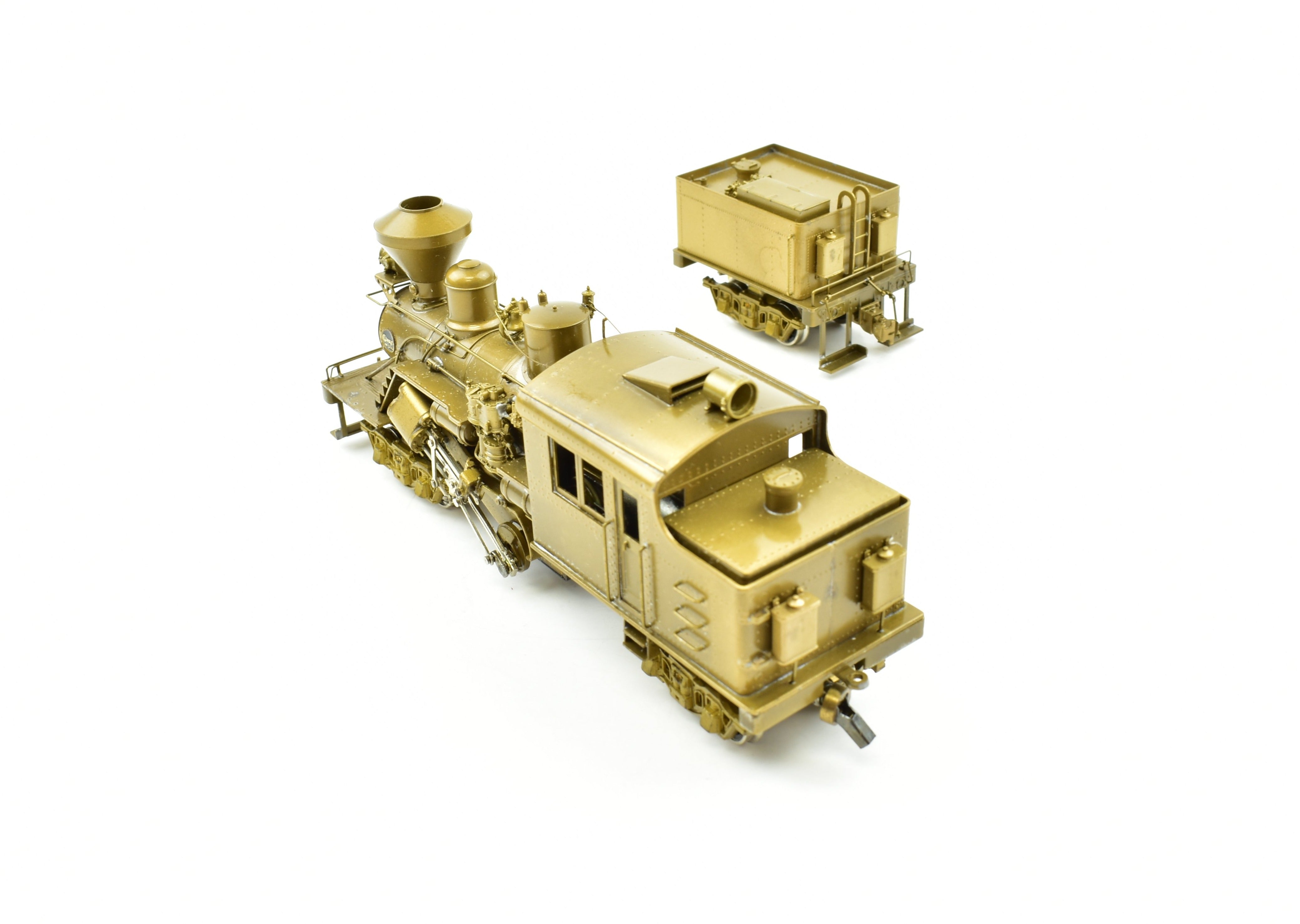 1980 HO Brass PFM - United Hillcrest Lumber Co. 3-Truck Logging Climax Geared Locomotive
