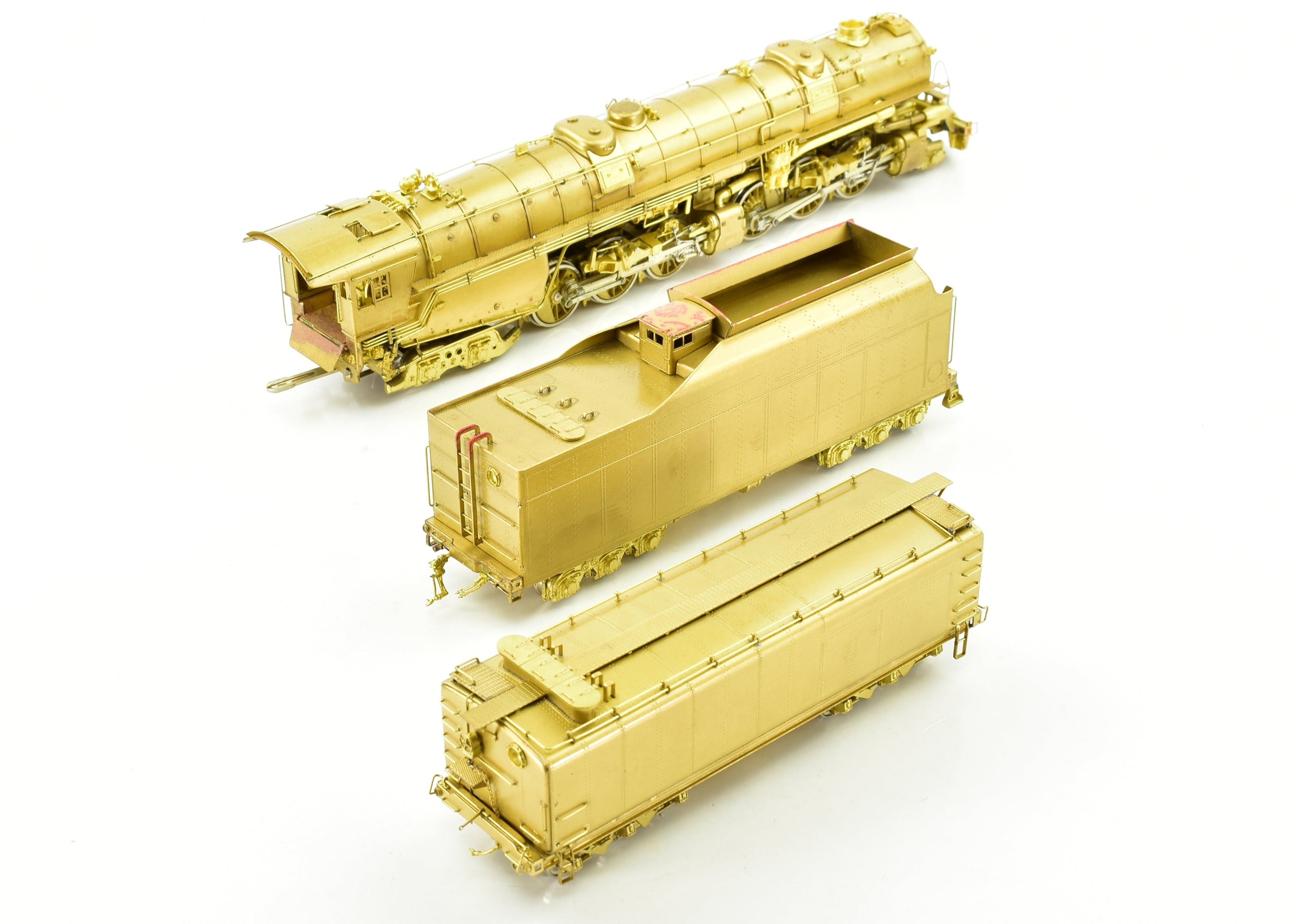 HO Scale Brass Model Train Key Imports Norfolk & Western Class A 2-6-6-4 Steam Locomotive with Auxiliary Water Car