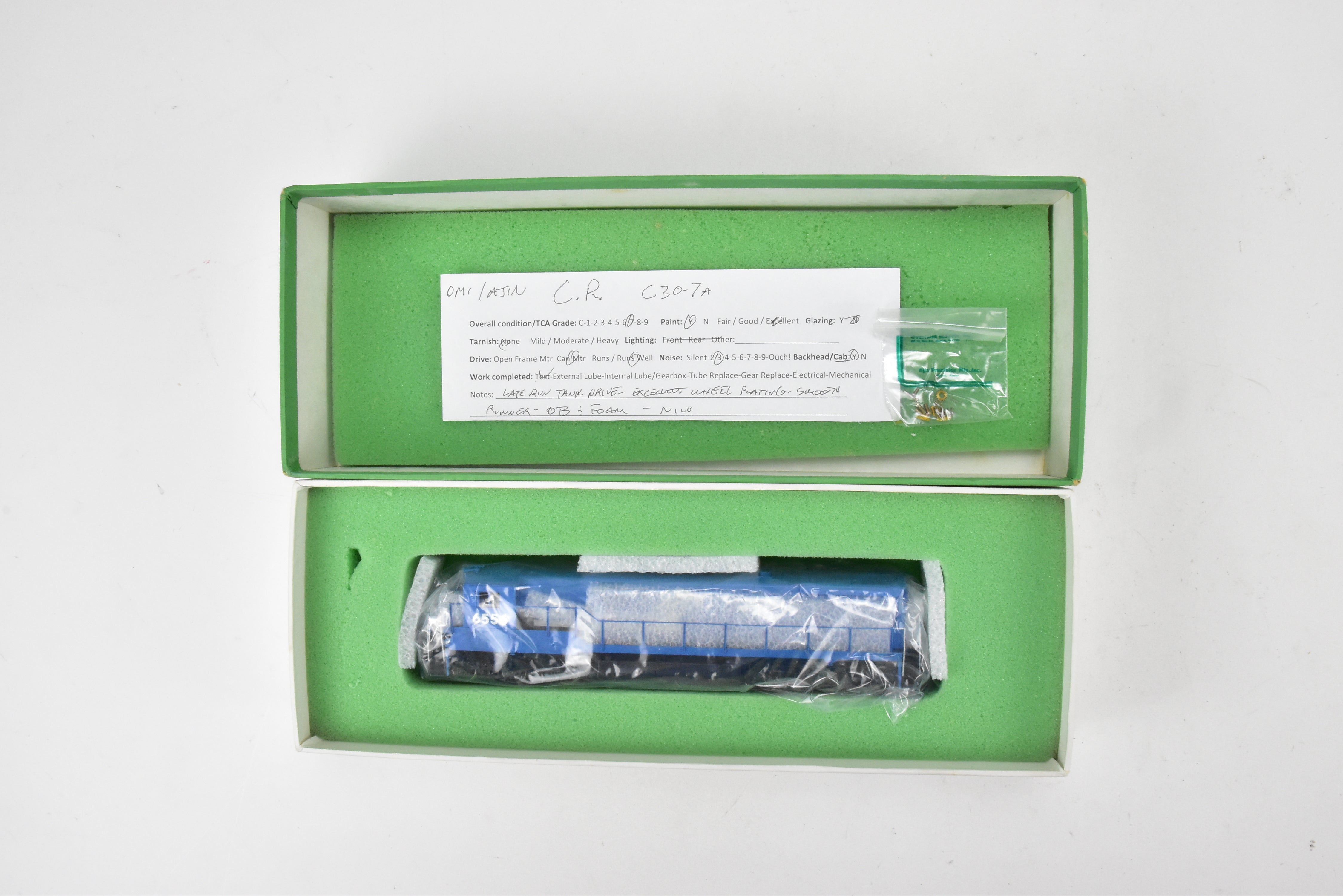 HO Scale Brass GE C30-7A by Overland Models Inc., Custom Painted No. 6556