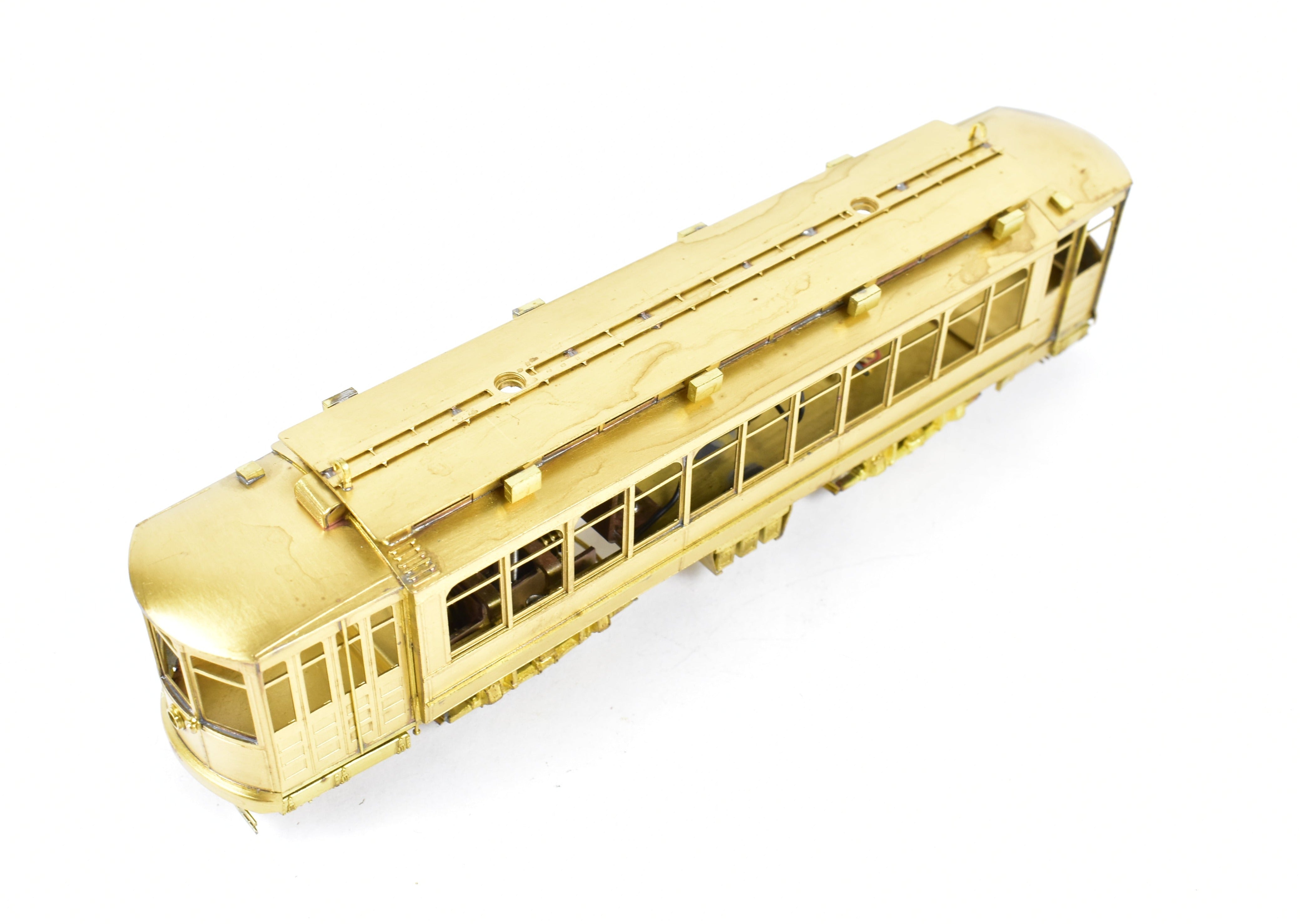 HO Scale Brass Model Train - Fairfield Models CSL Chicago Surface Lines Big Brill Single - Ended Car