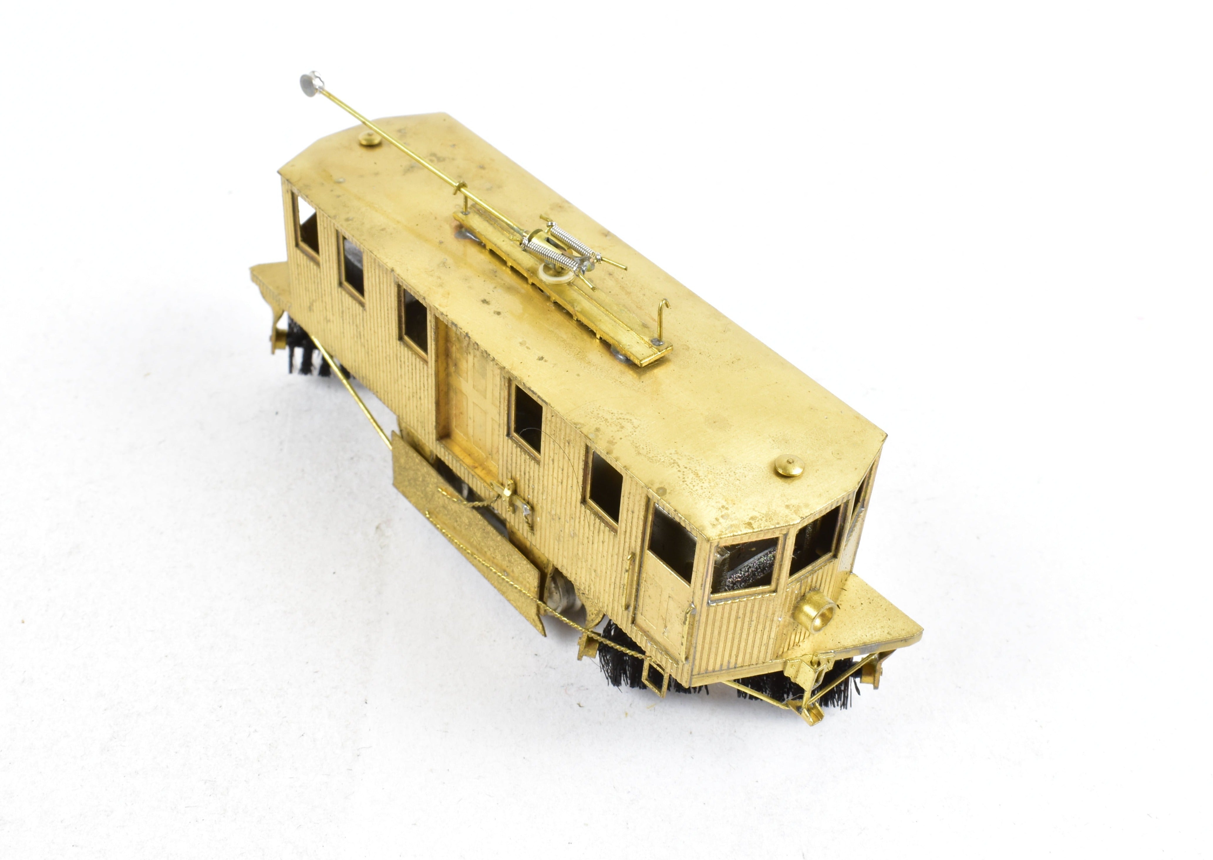 HO Scale Brass Fairfield Single Truck Sweeper Model - No Box, Nice Condition
