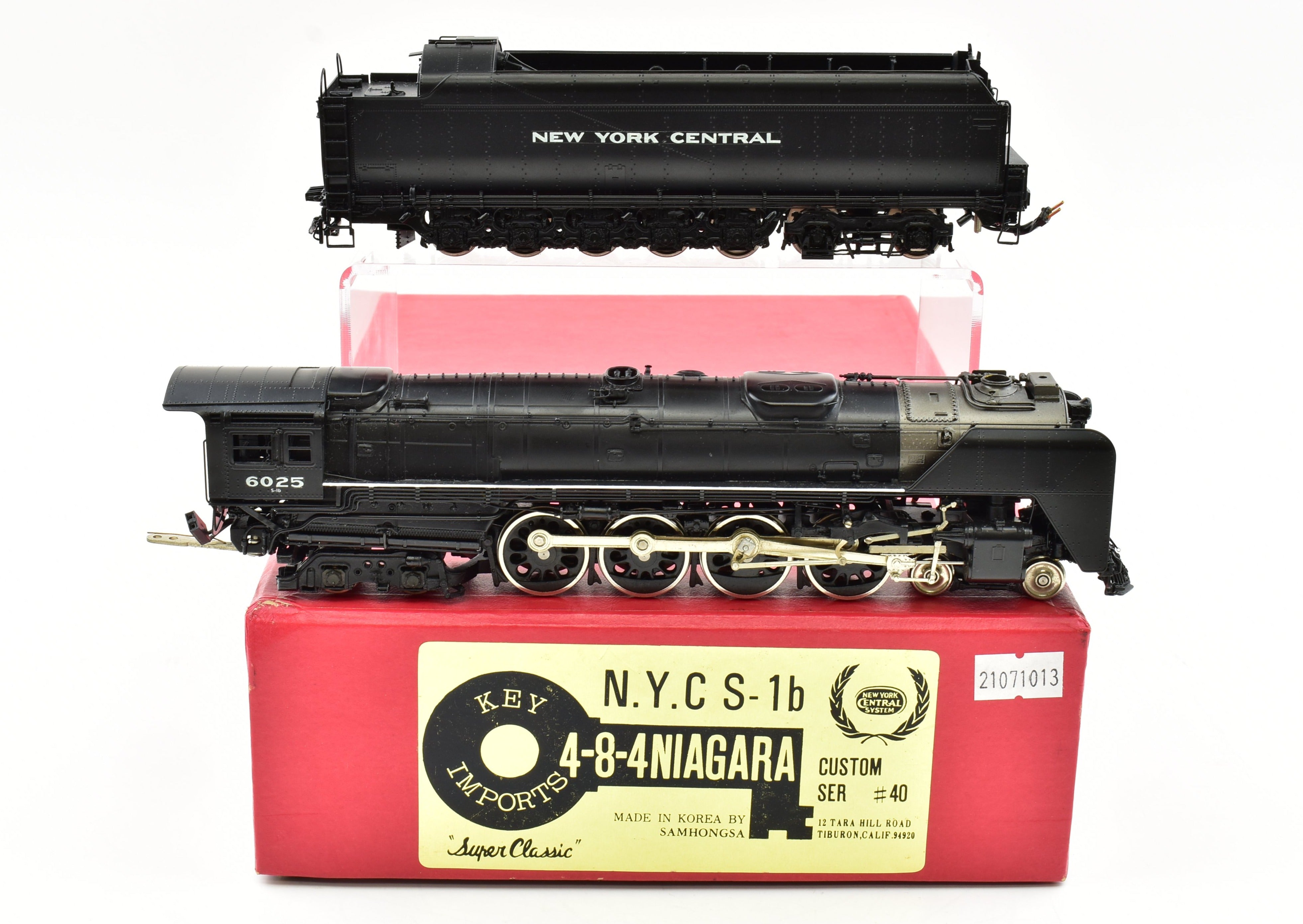 HO Brass Key Imports NYC - 1985 Super Classic New York Central S-1b 4-8-4 Niagara CS #40