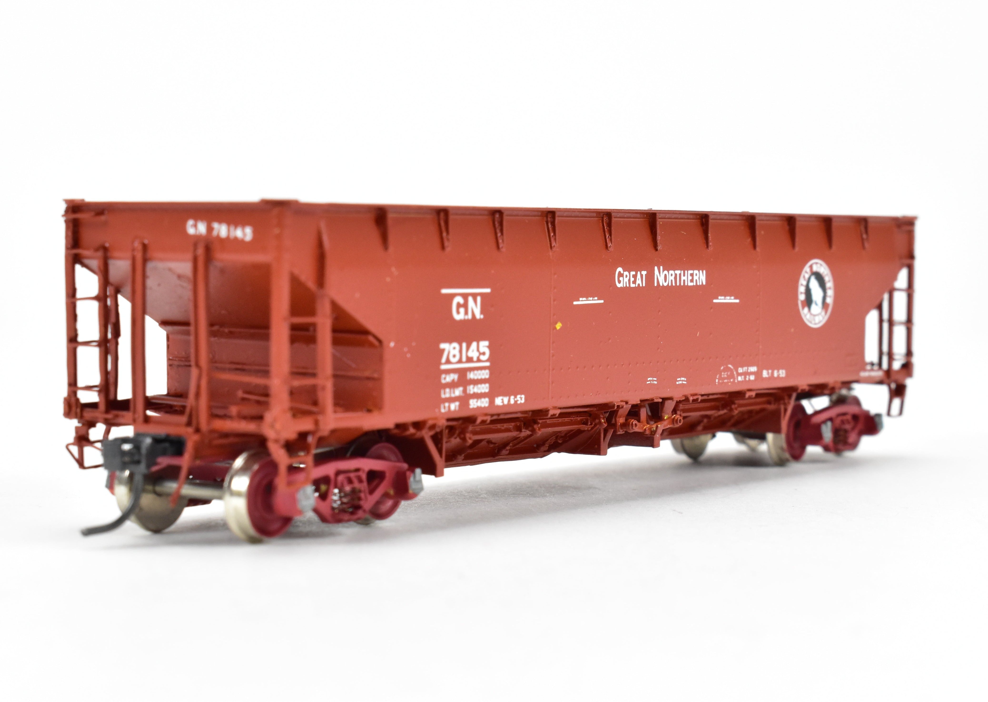 HO Scale Brass Great Northern 70-Ton Selective Service Car C/P No. 78145 by W&R Enterprises