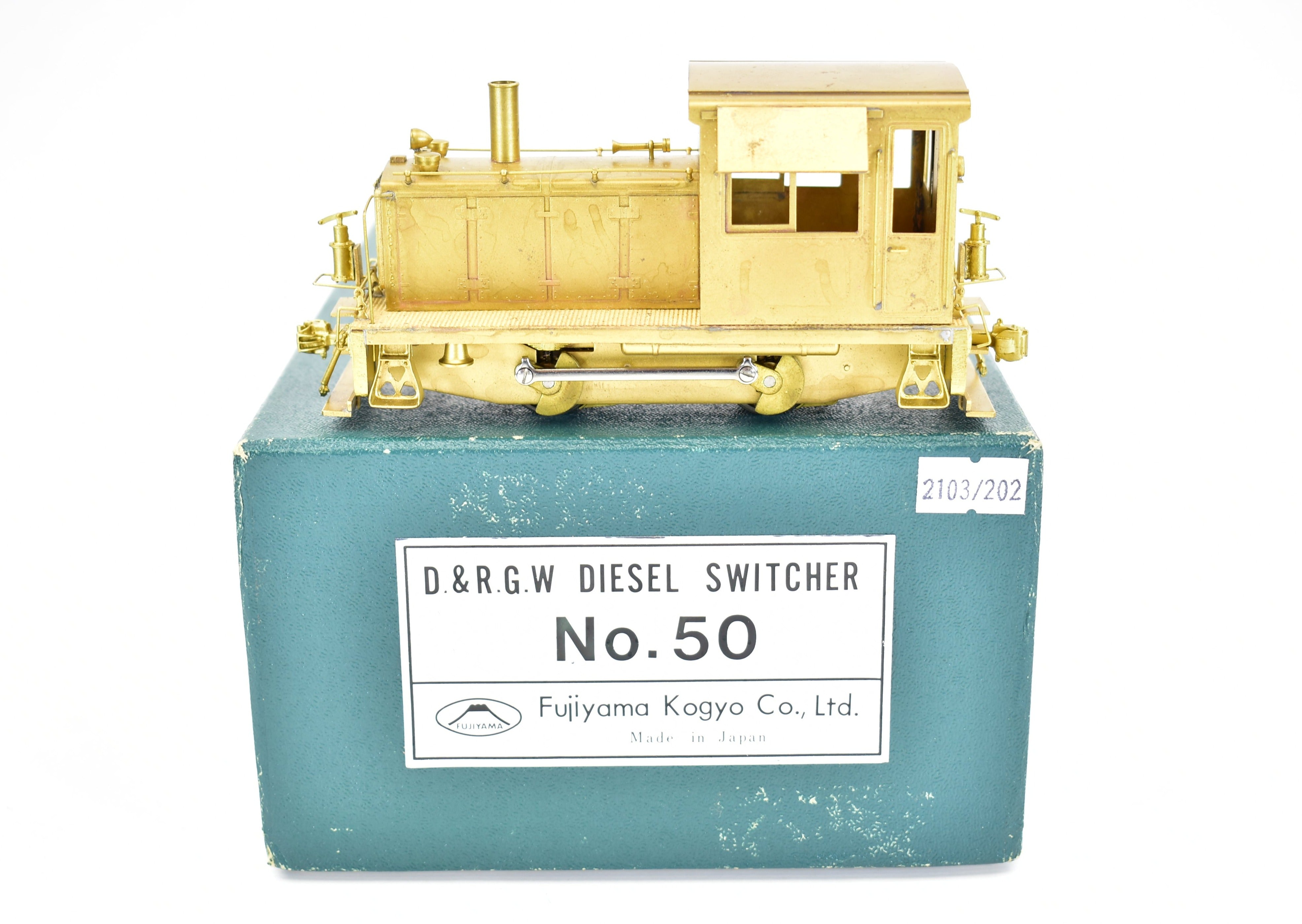 On3 Scale Brass PFM - Fujiyama Denver & Rio Grande Western Diesel Switcher Model #50 for Model Train Enthusiasts
