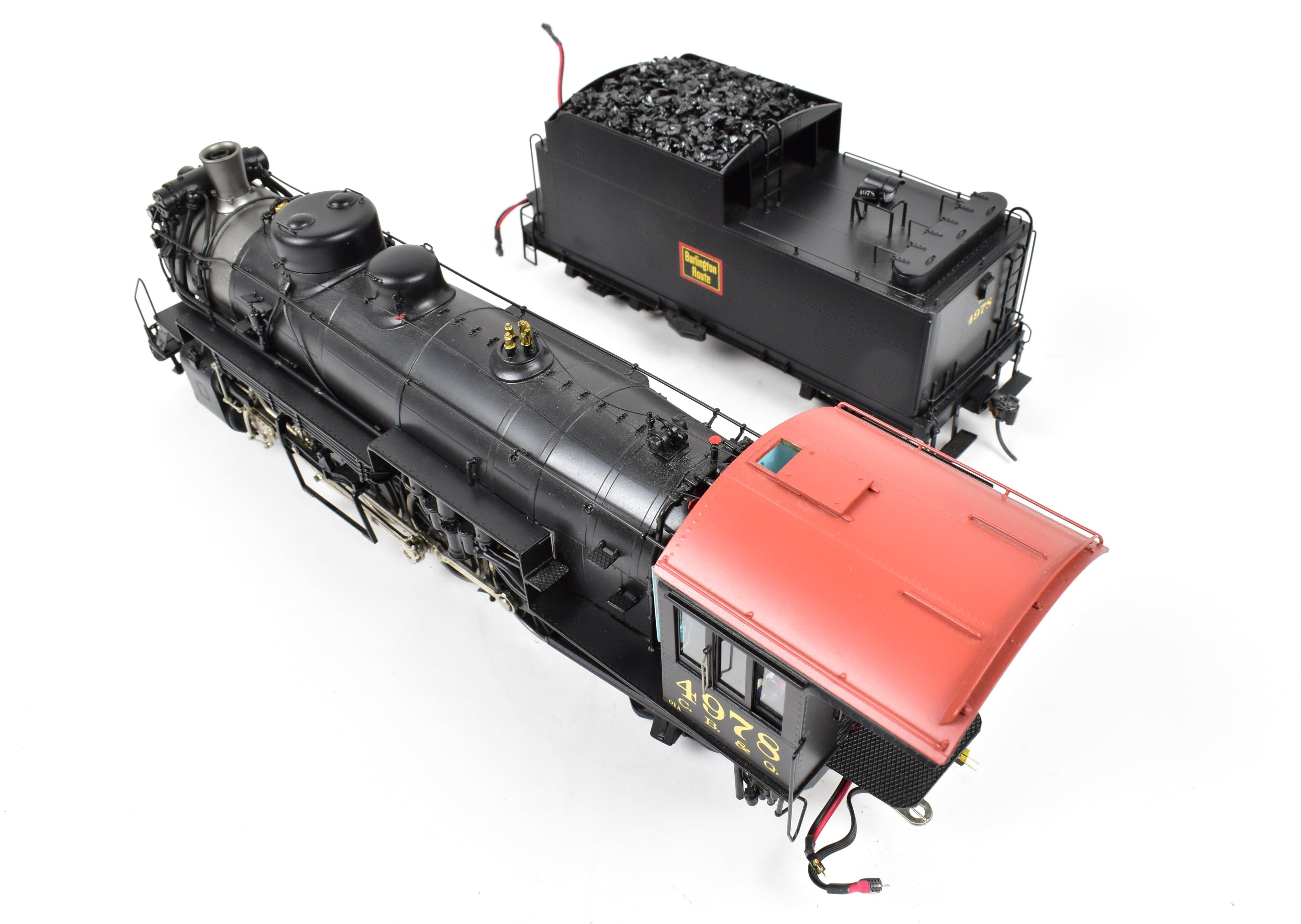 Sunset Models 3rd Rail O Scale Brass CB&Q Burlington Route O - 1a 2 - 8 - 2 FP #4978 with ESU DCC & Sound