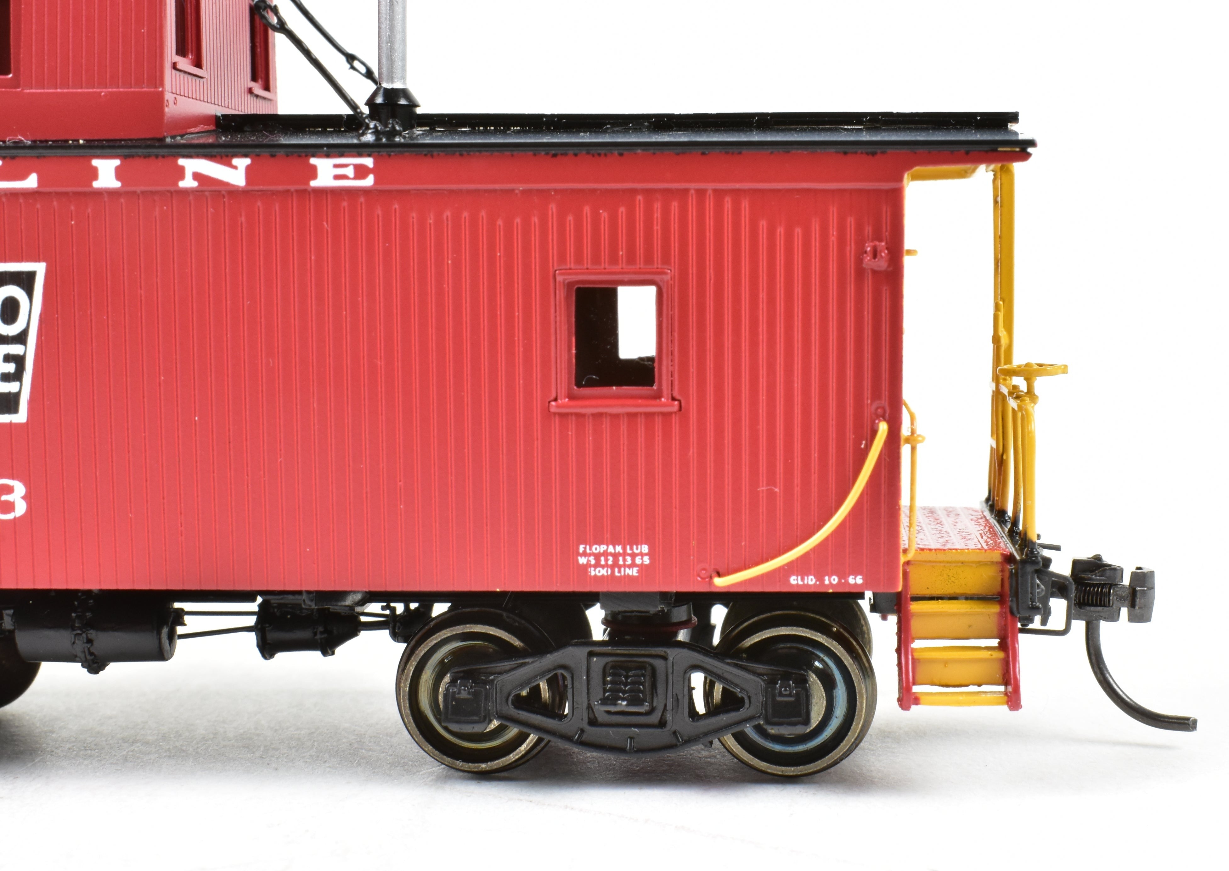 1996 HO Brass OMI Soo Line Shorty Wood Sheath Caboose FP No. 293