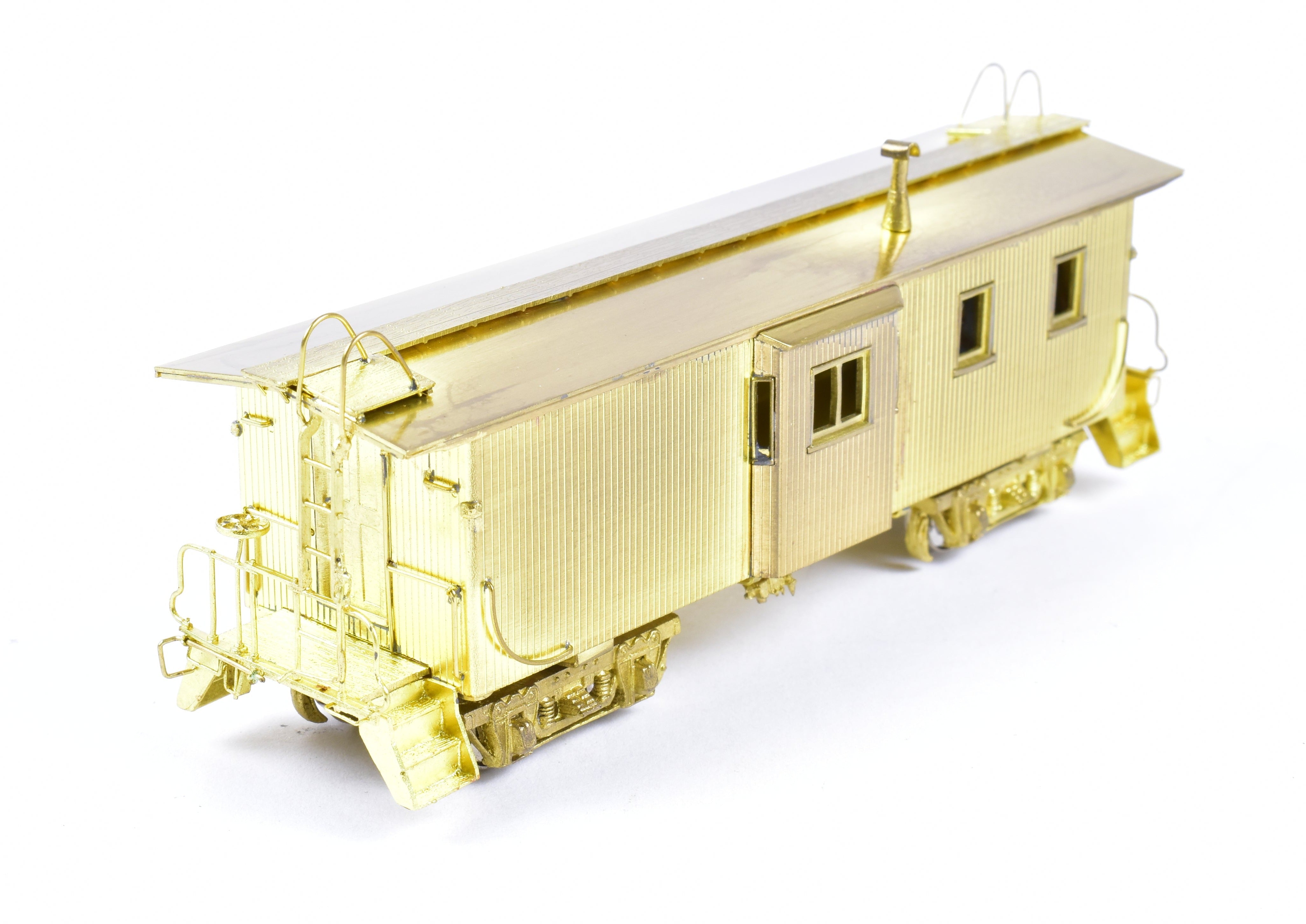 HO Brass OMI Overland Models CStP M&O Omaha Road C&NW Wood Bay - Window Caboose #6076