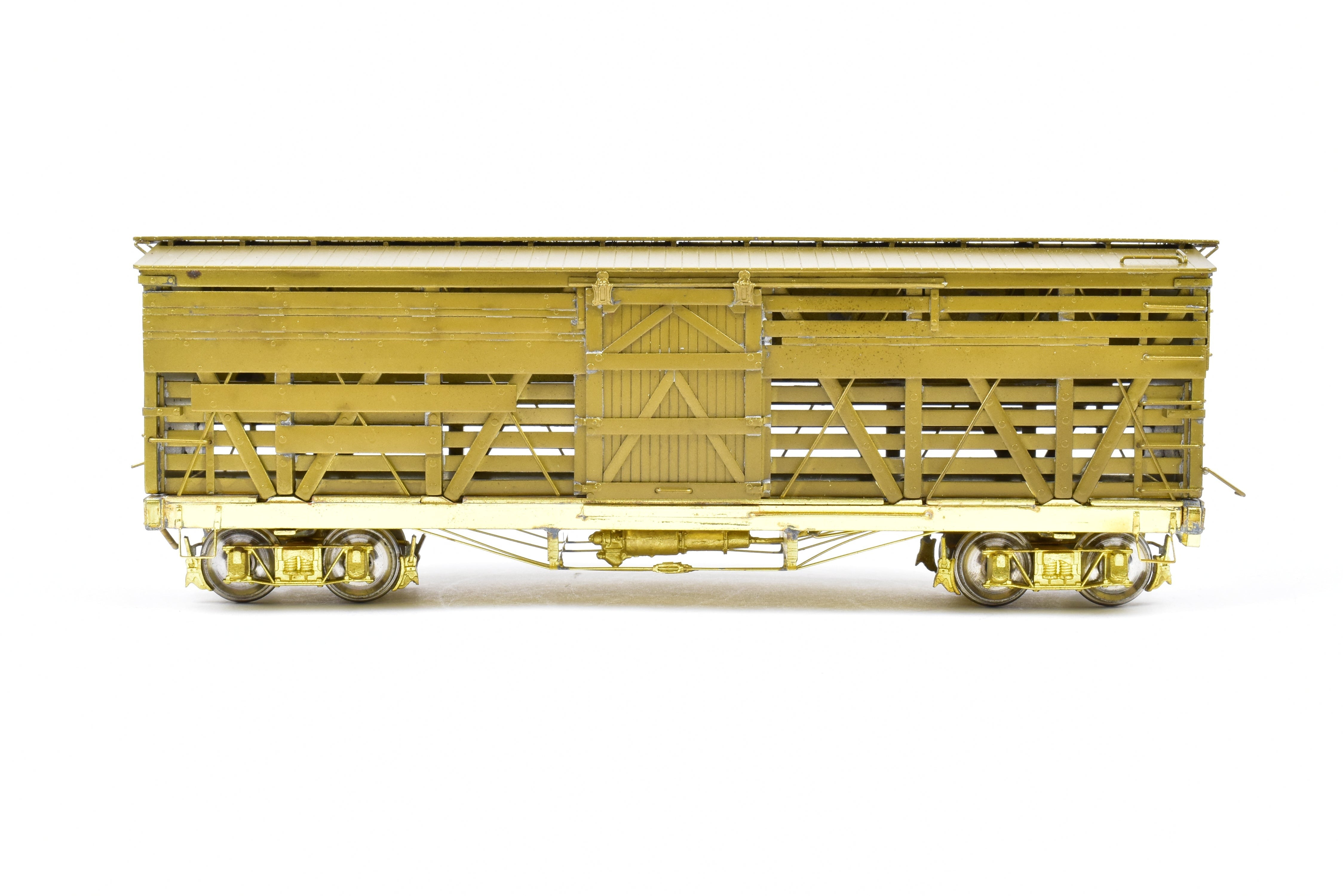 On3 Scale Brass Empire Midland Model of Denver & Rio Grande Western 30-Foot Stock Car