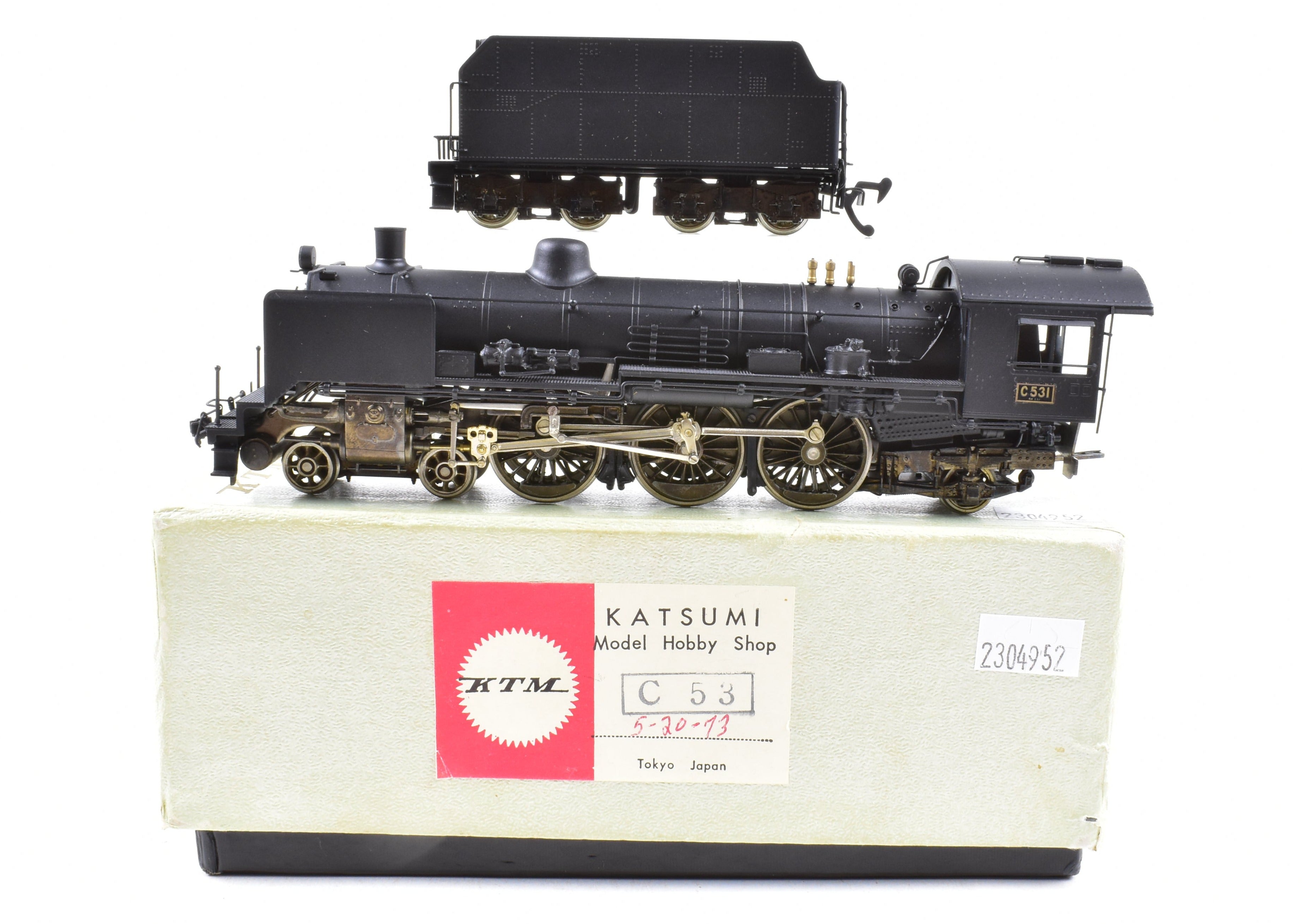 1/80 J Scale Brass KTM Katsumi JNR Japanese National Railways C53 4-6-2 FP Model