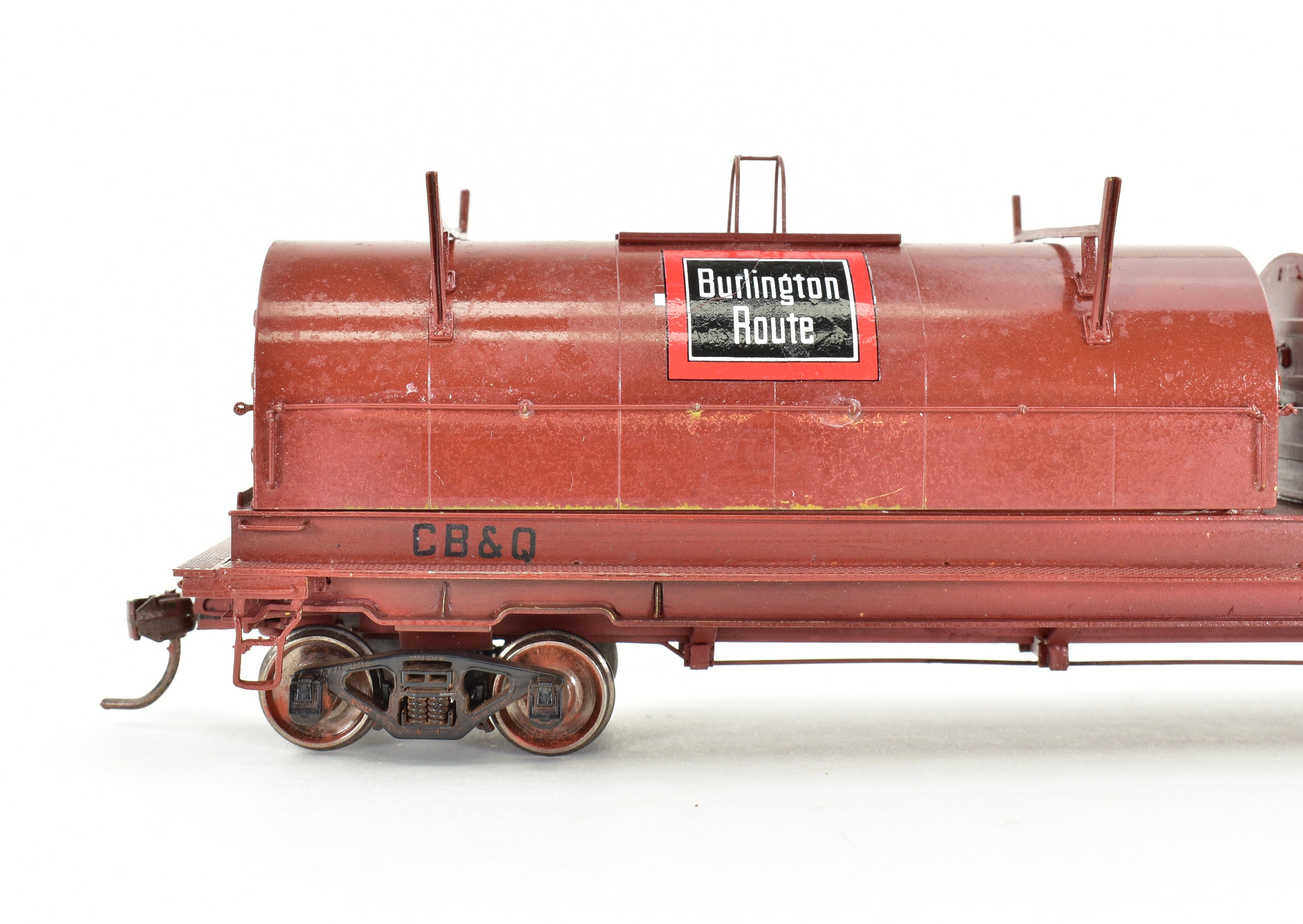 HO Brass OMI - Overland Models CB&Q Burlington Route Thrall Coil Steel Car AS-IS