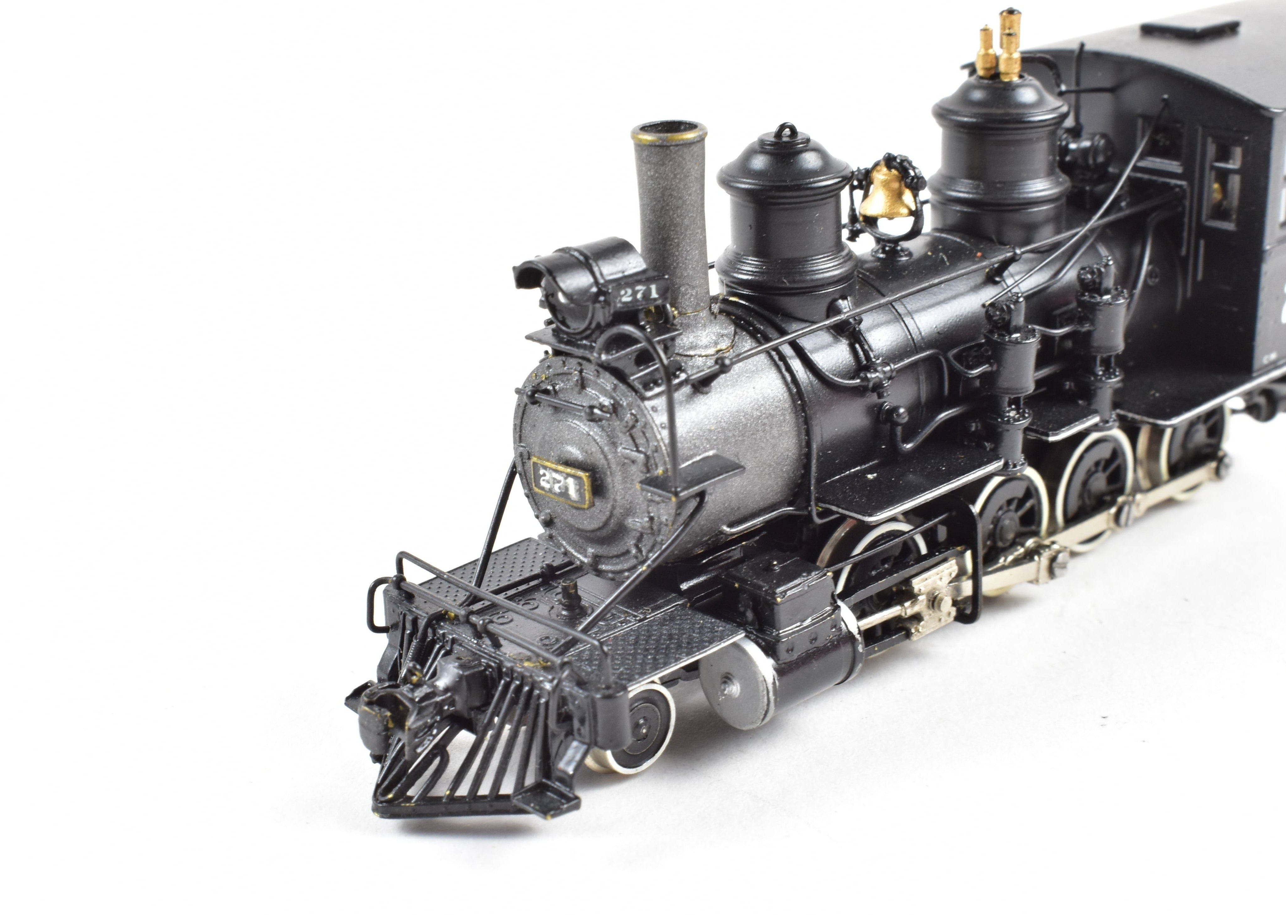 HOn3 Brass Westside D&RGW C-16 2-8-0 #271 with SoundTraxx Tsunami DCC
