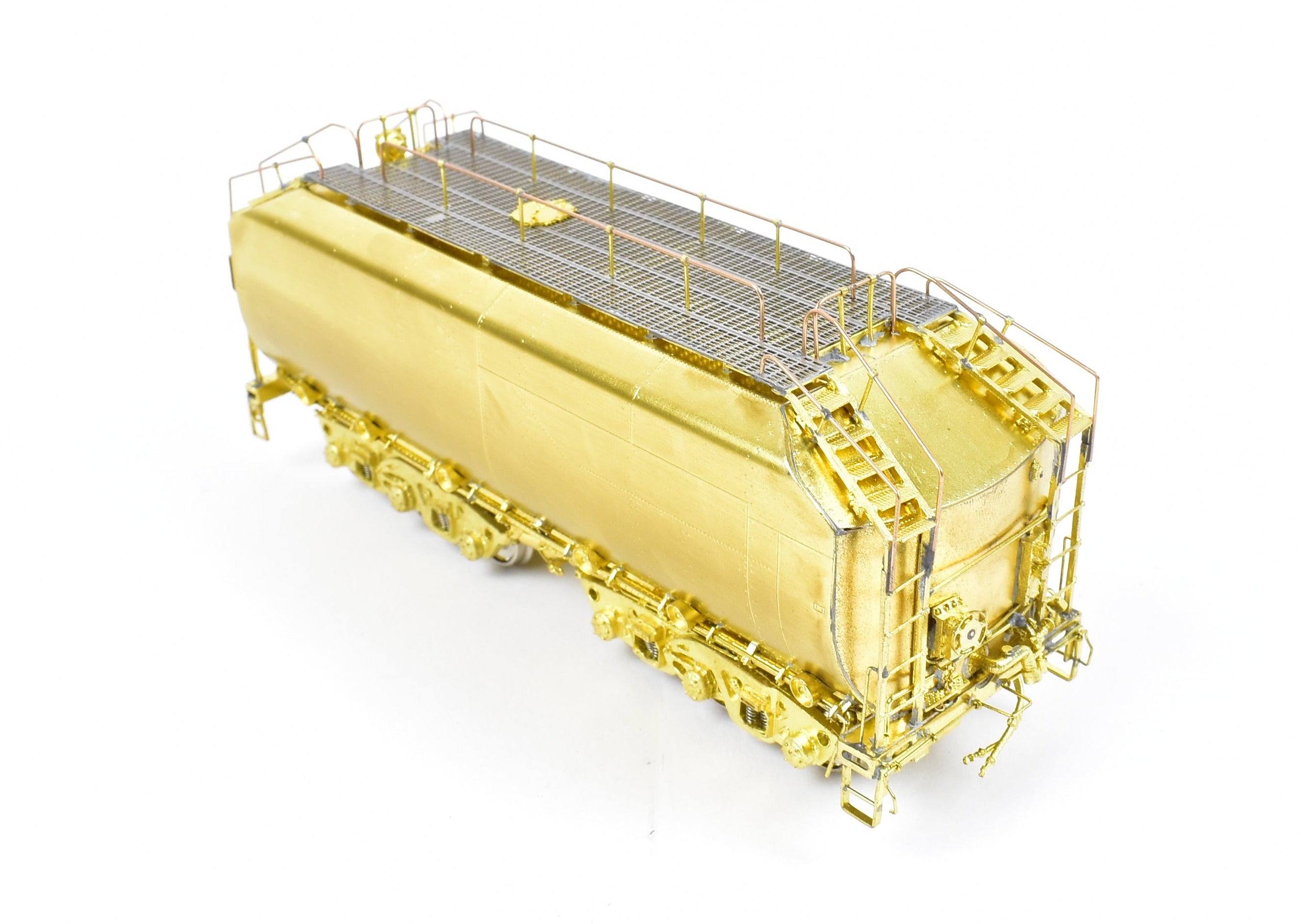 HO Scale Brass Model Train Set - Overland Models, Inc. Union Pacific GE 8500 HP Gas Turbine Big Blow 3-Unit Unpainted Set with Raised Farr Inlet Silencer and Riveted Tender