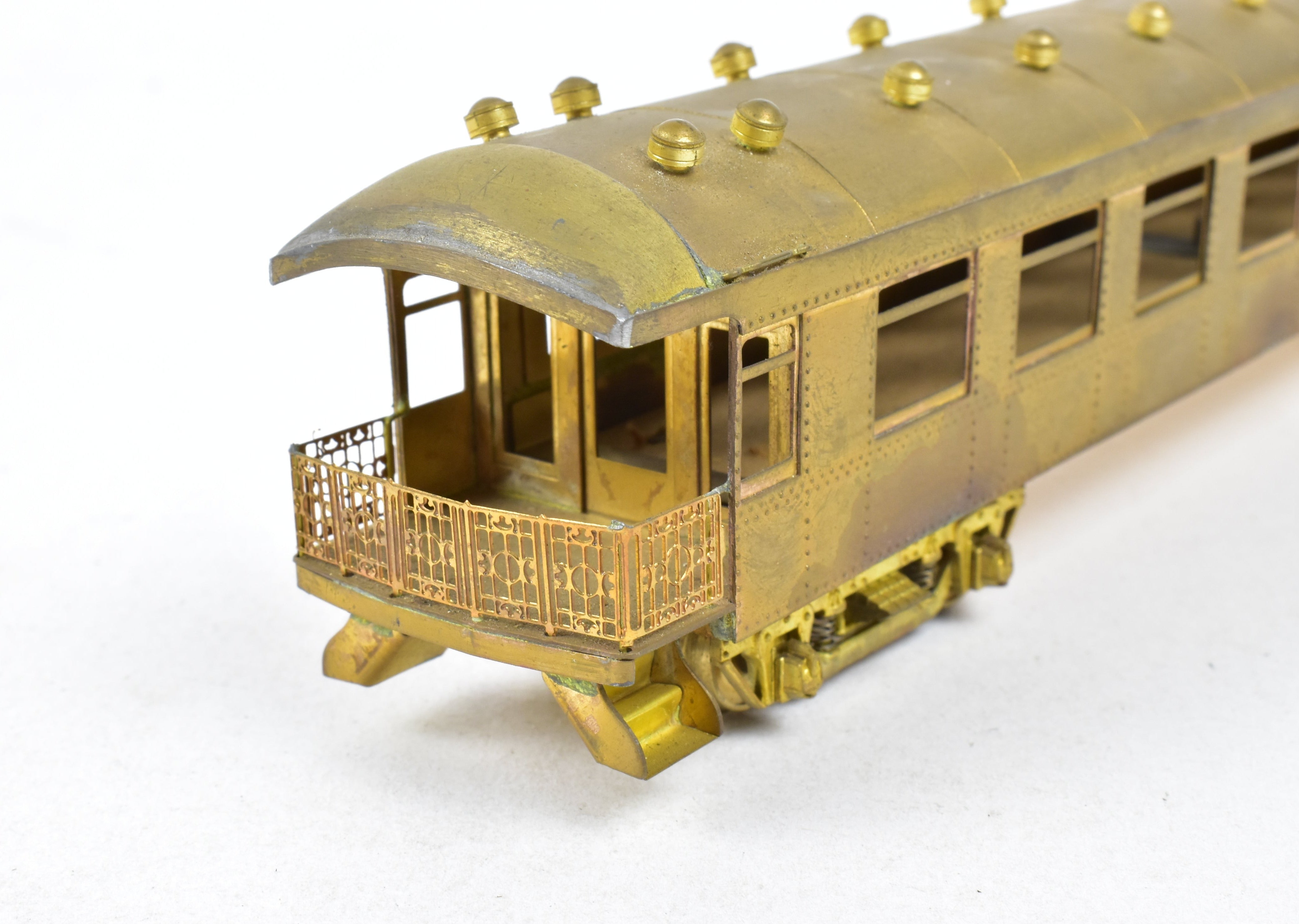 HO Scale Brass Ken Kidder Southern Pacific Harriman 60' Observation Car with PSC Trucks