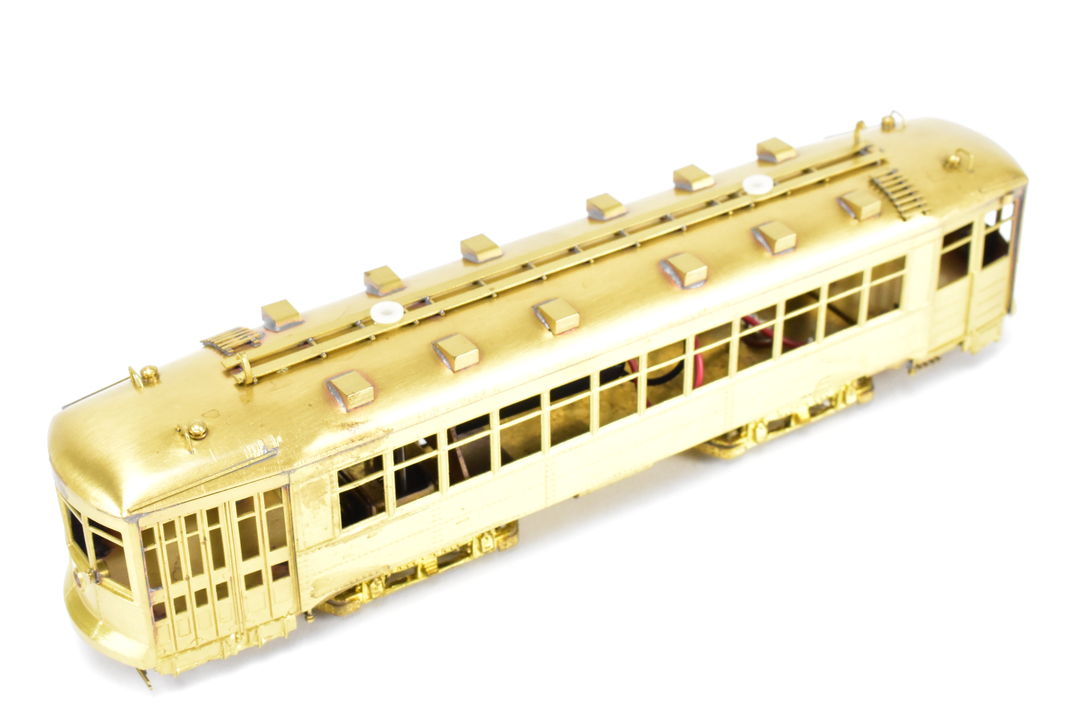 HO Scale Brass Fairfield 345 - 2 CSL Chicago Surface Lines #169 Two - Man City Car