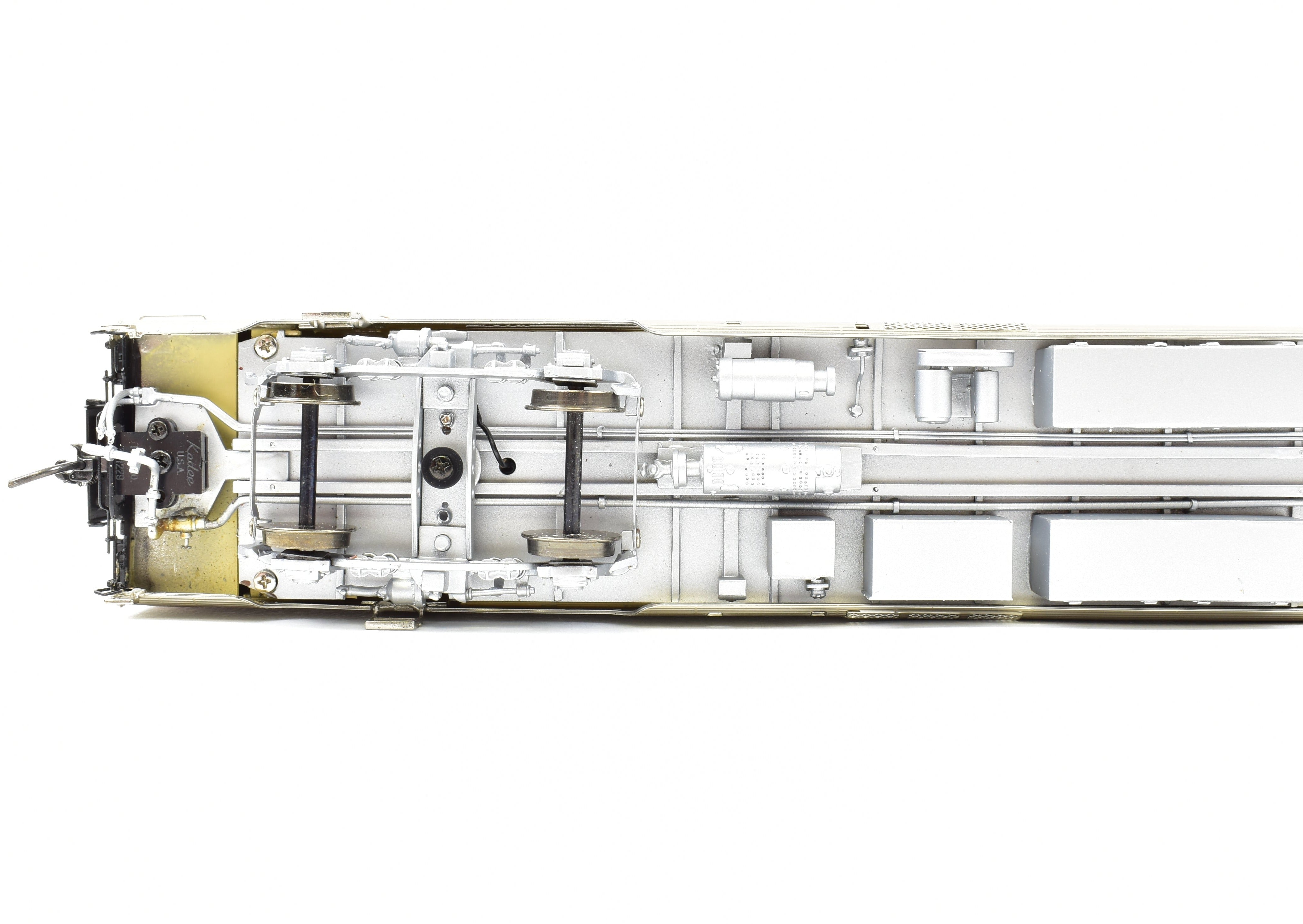 HO Scale Brass Division Point (D&RGW - Denver & Rio Grande Western) Lightweight Business Car with Kansas Factory Paint, Ideal for Model Train Enthusiasts