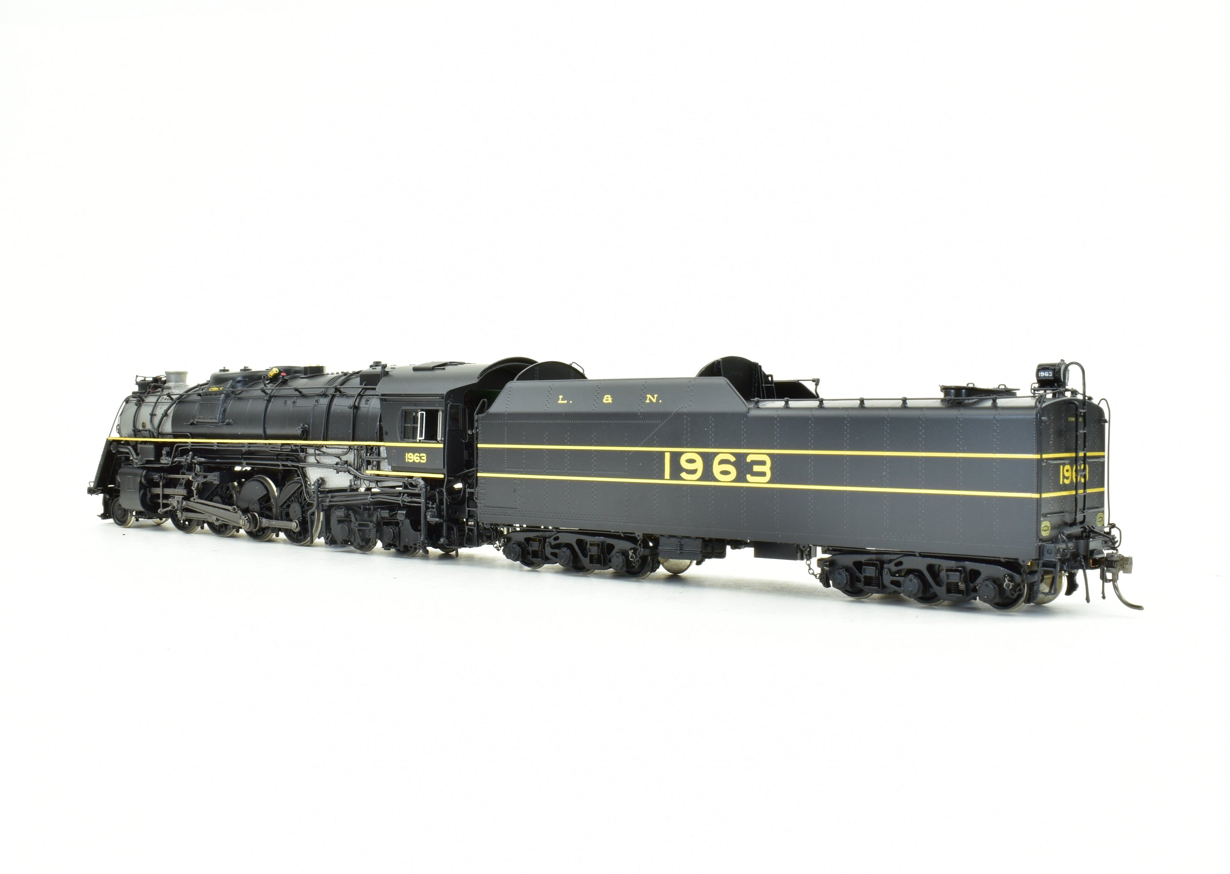 HO Scale Brass DVP Division Point Louisville & Nashville Class M-1 2-8-4 FP #1963 Locomotive