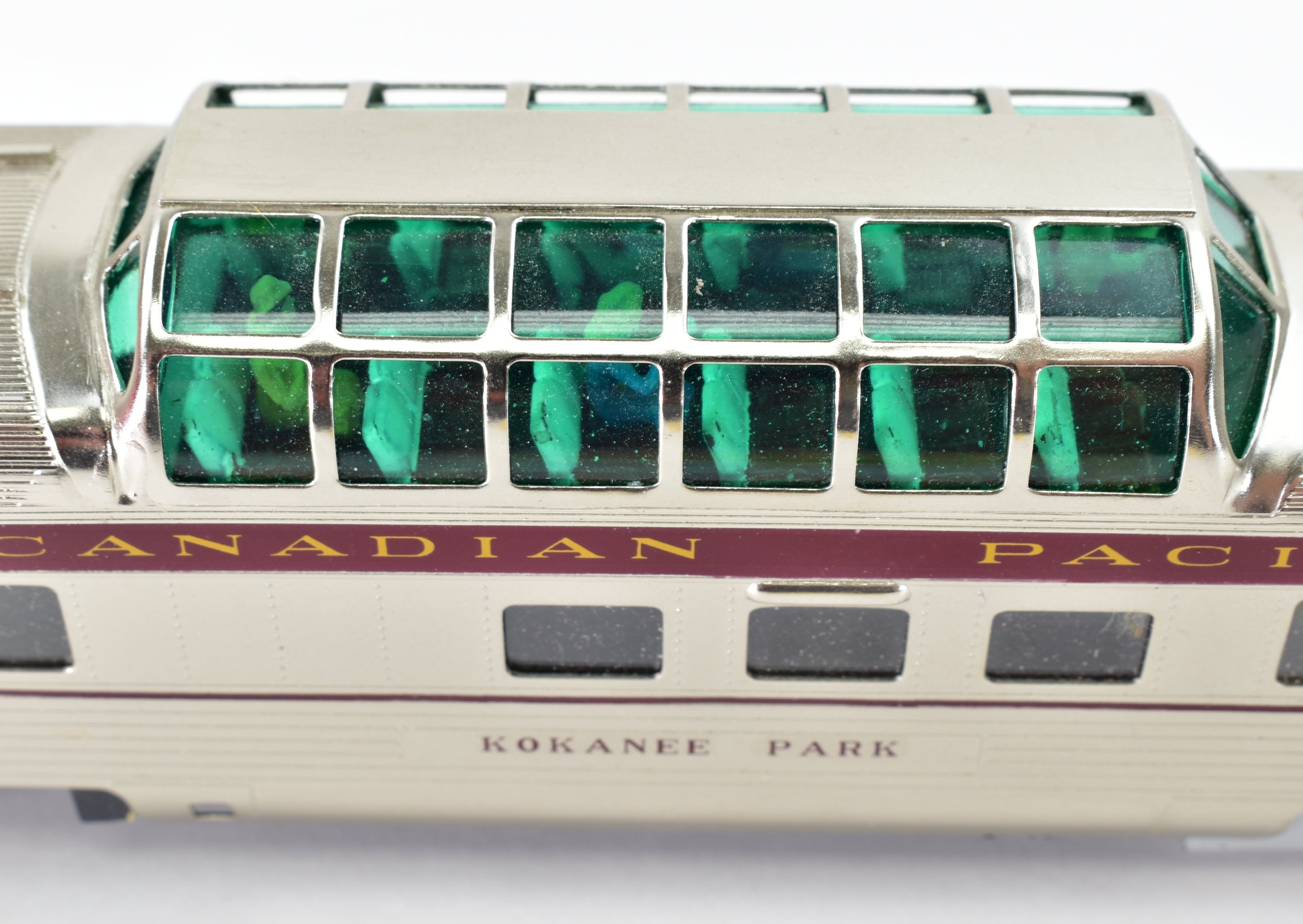 HO Scale Brass Model - S. Soho & Co. Canadian Pacific Railroad Kokanee Park Lightweight Observation Car with Custom Finishing