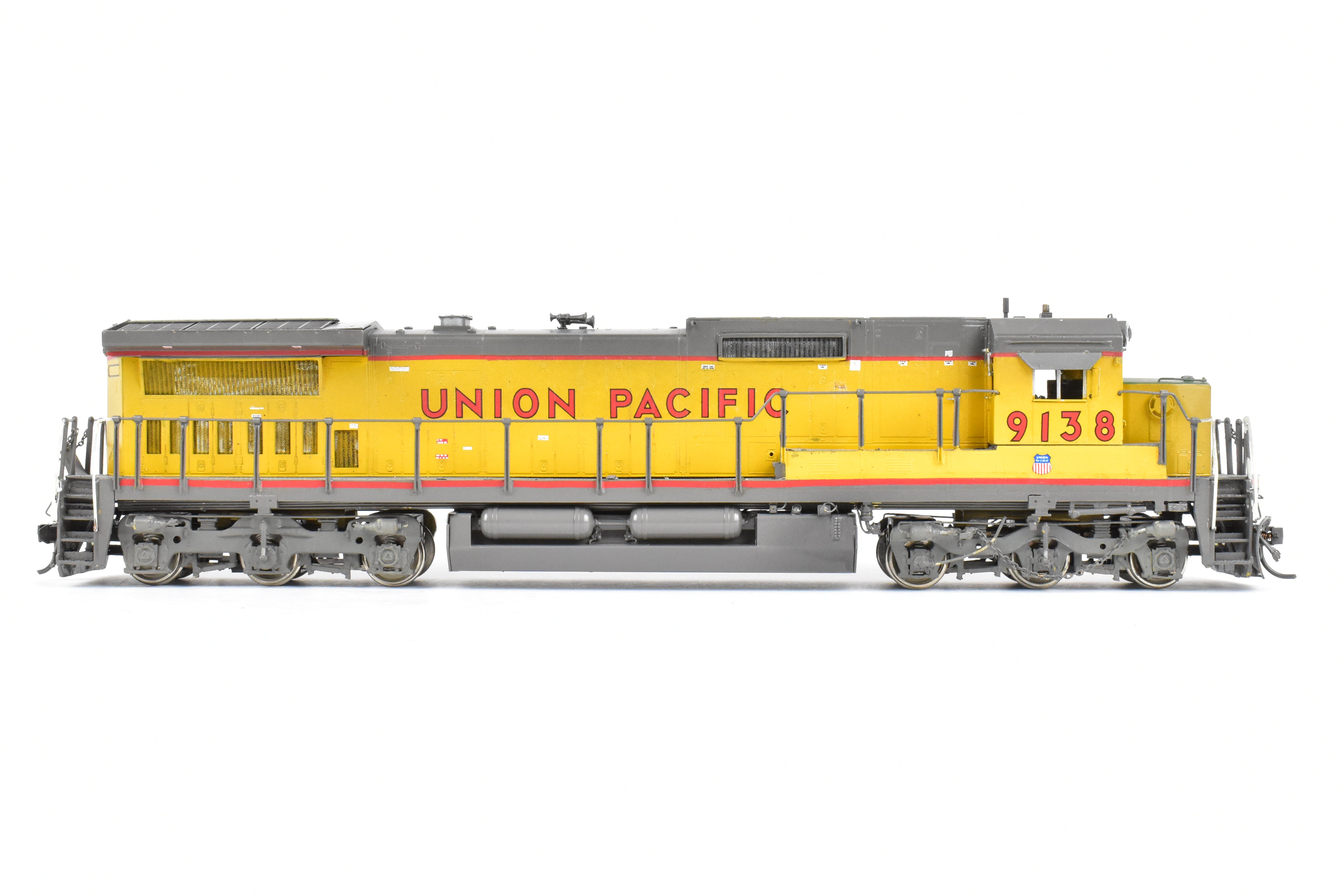 HO Scale Brass Union Pacific GE Dash 8 - 40C Custom Painted Locomotive Model No. 9138 by Overland Models, Inc. with Incorrect Box