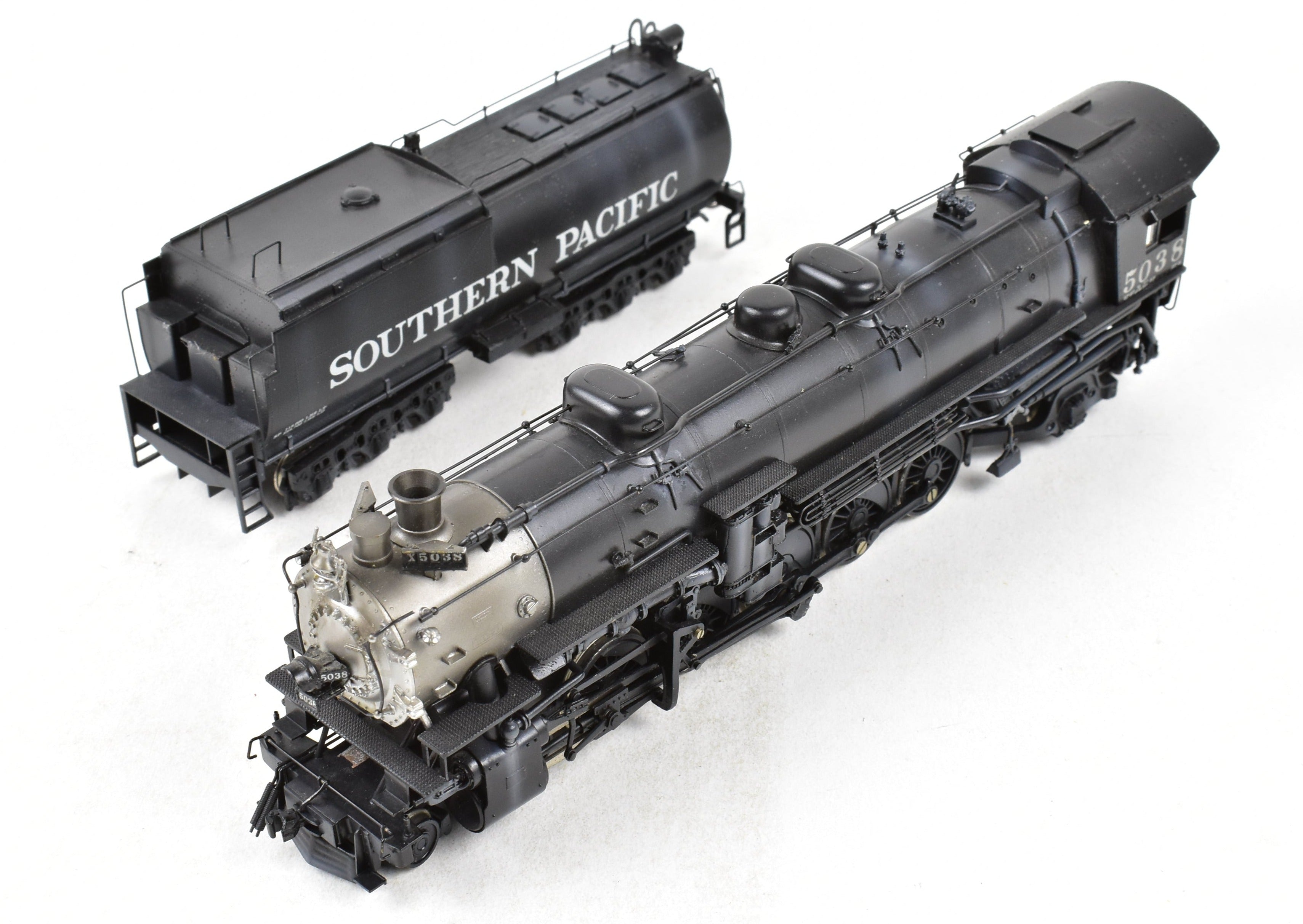HO Scale Brass Model Train - Westside Model Co. Southern Pacific 4-10-2 Custom Painted and Lightly Weathered Locomotive Model