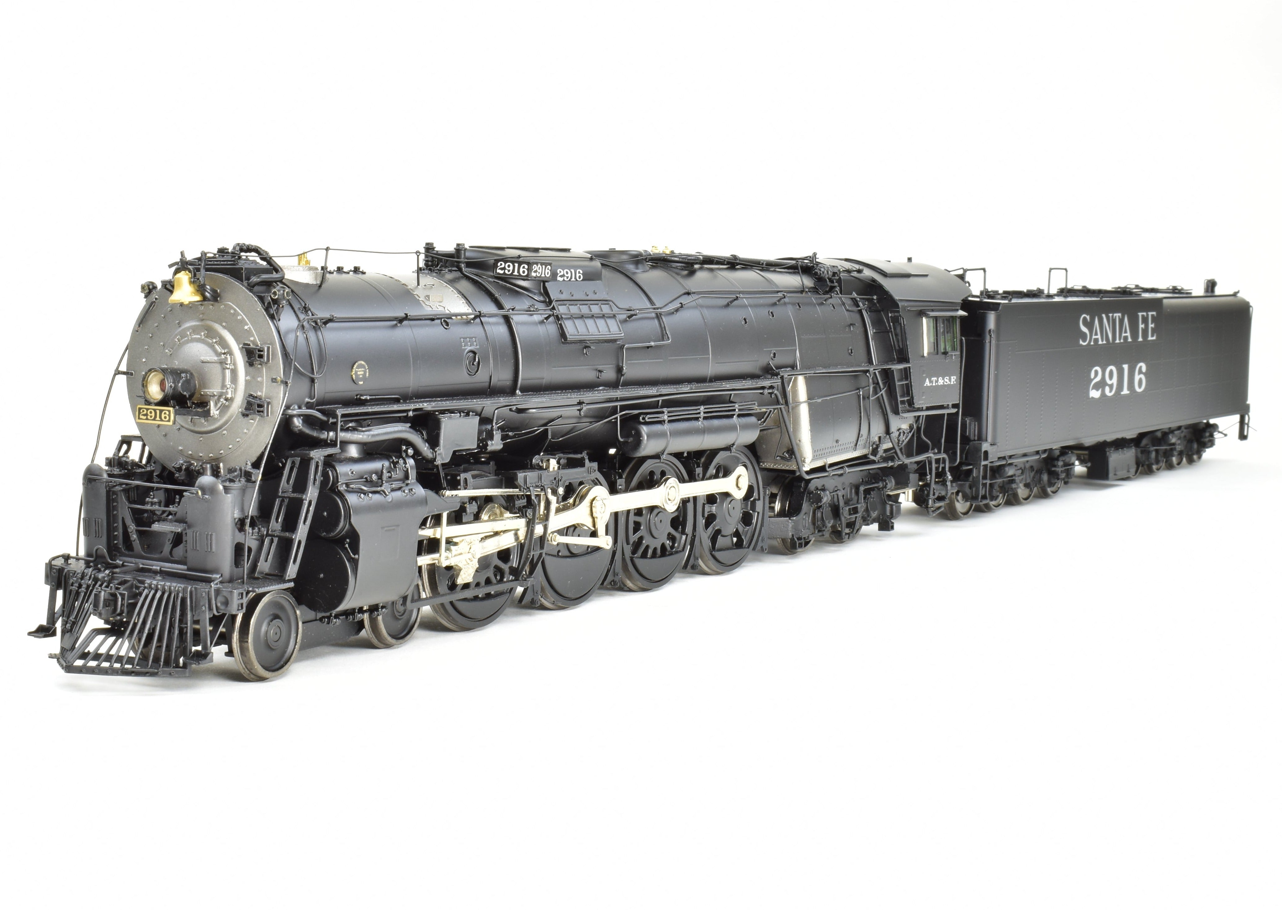 O Scale Brass Sunset Models ATSF - Santa Fe 2900 Class 4-8-4 Factory Painted Locomotive