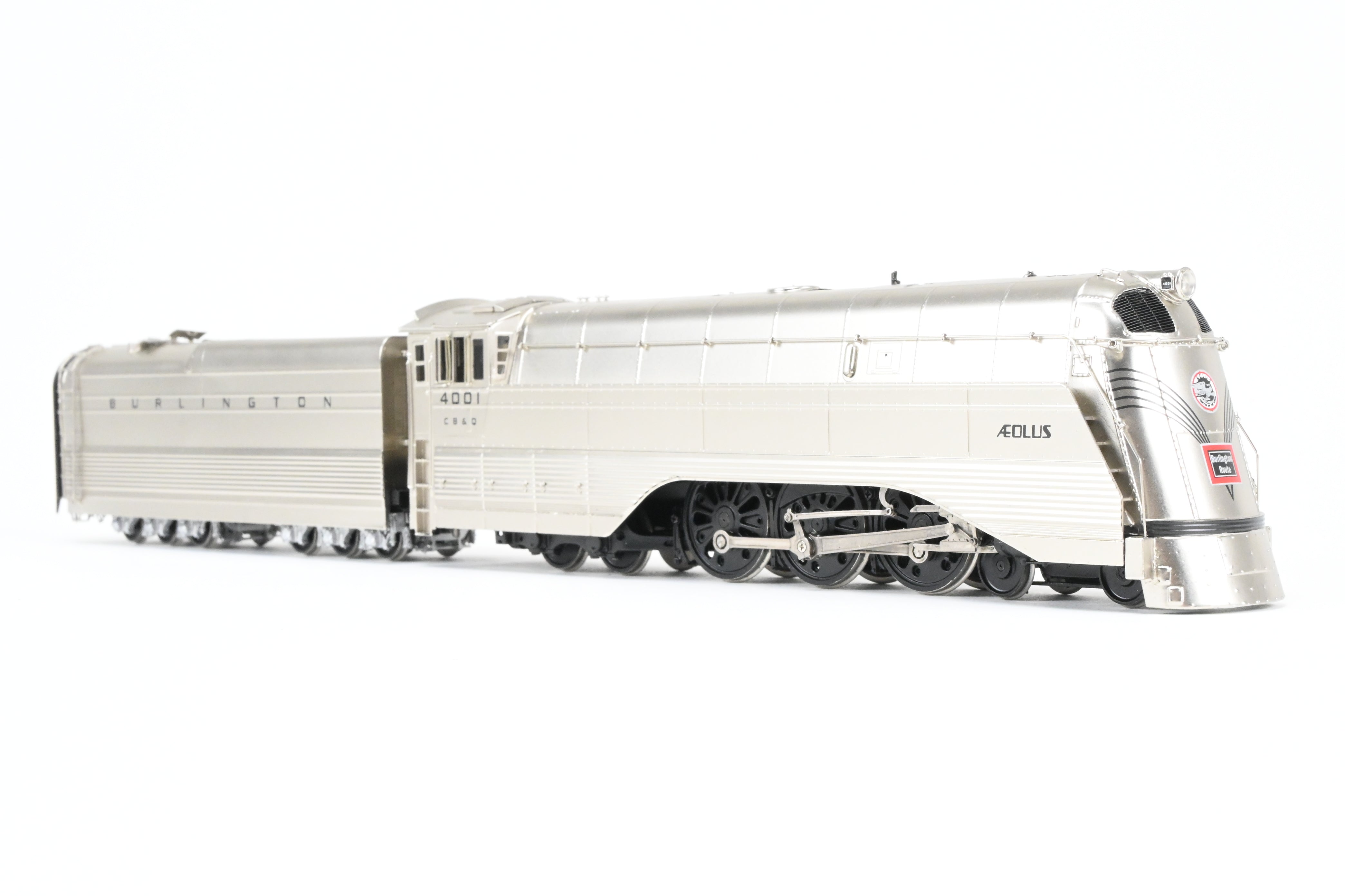 HO Brass Precision Scale Co. CB&Q Burlington Route S4a 4-6-4 Hudson Aeolus No. 4001