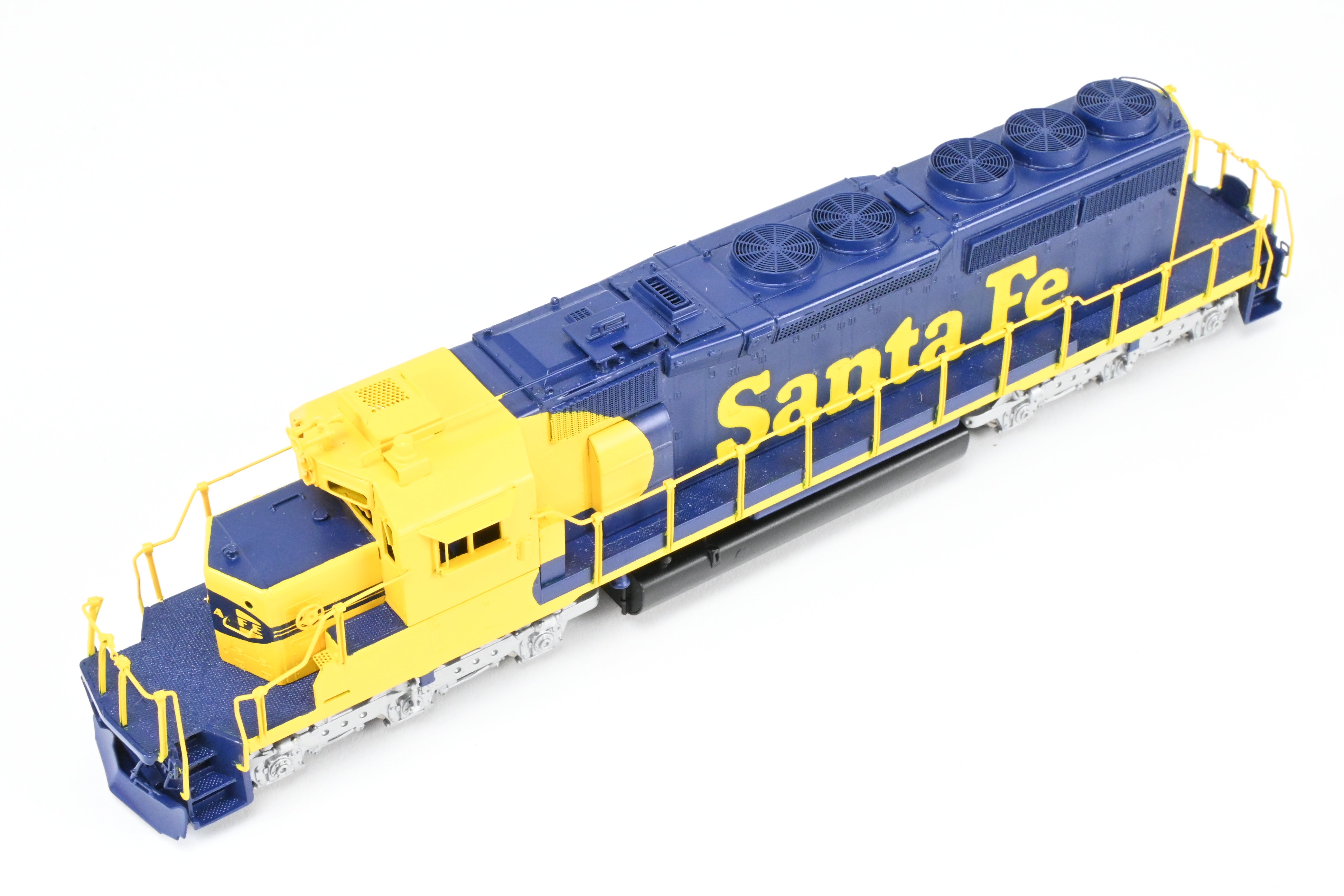 HO Scale Brass Model Train - E&P Associates ATSF (Atchison Topeka And Santa Fe) EMD SD - 40 - 2 Early Version with 81 - inch Nose and FP Lettering (No Number)