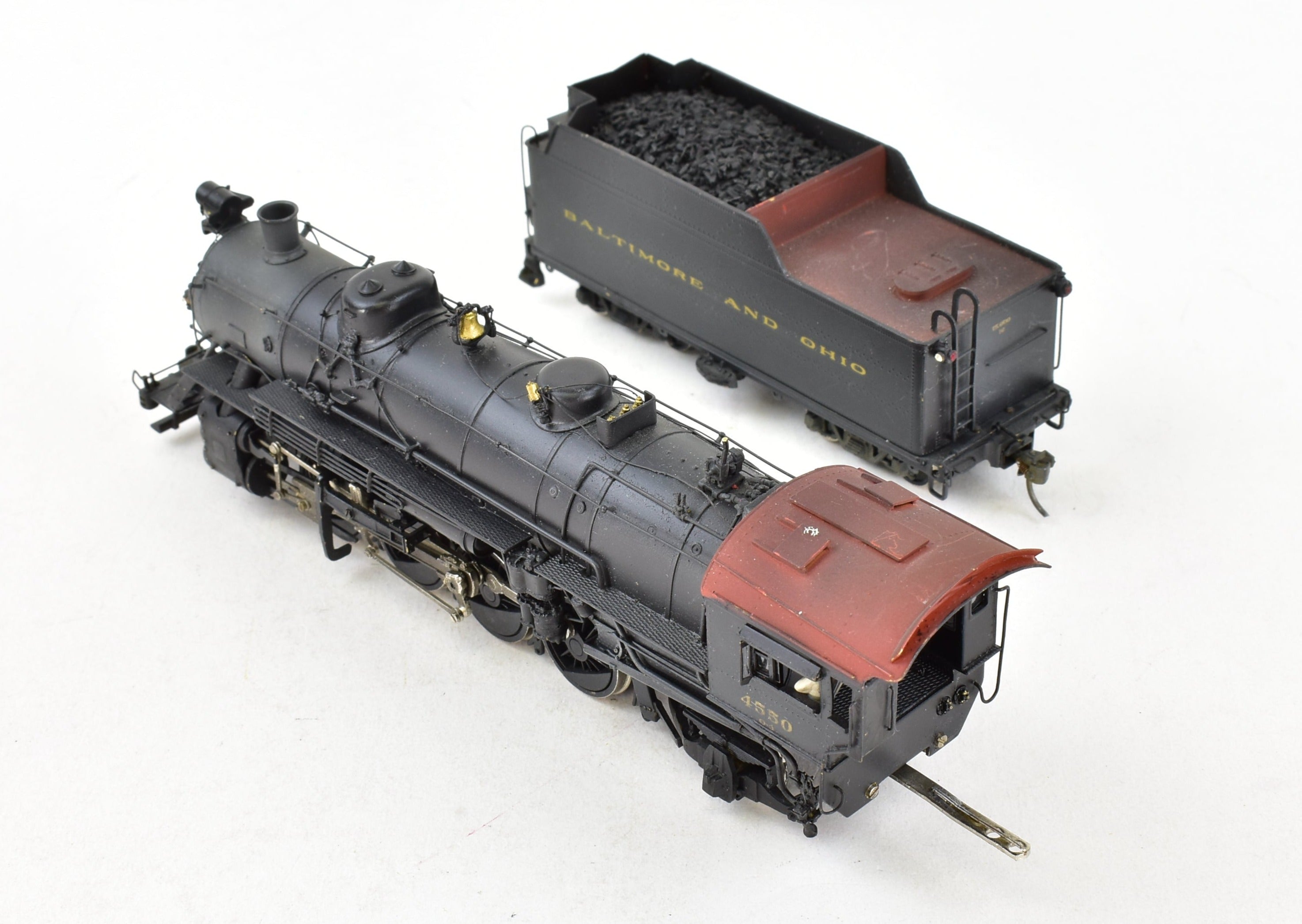 HO Brass B&O Q-3 2-8-2 Mikado #4550, Weathered, Westside Model Co.