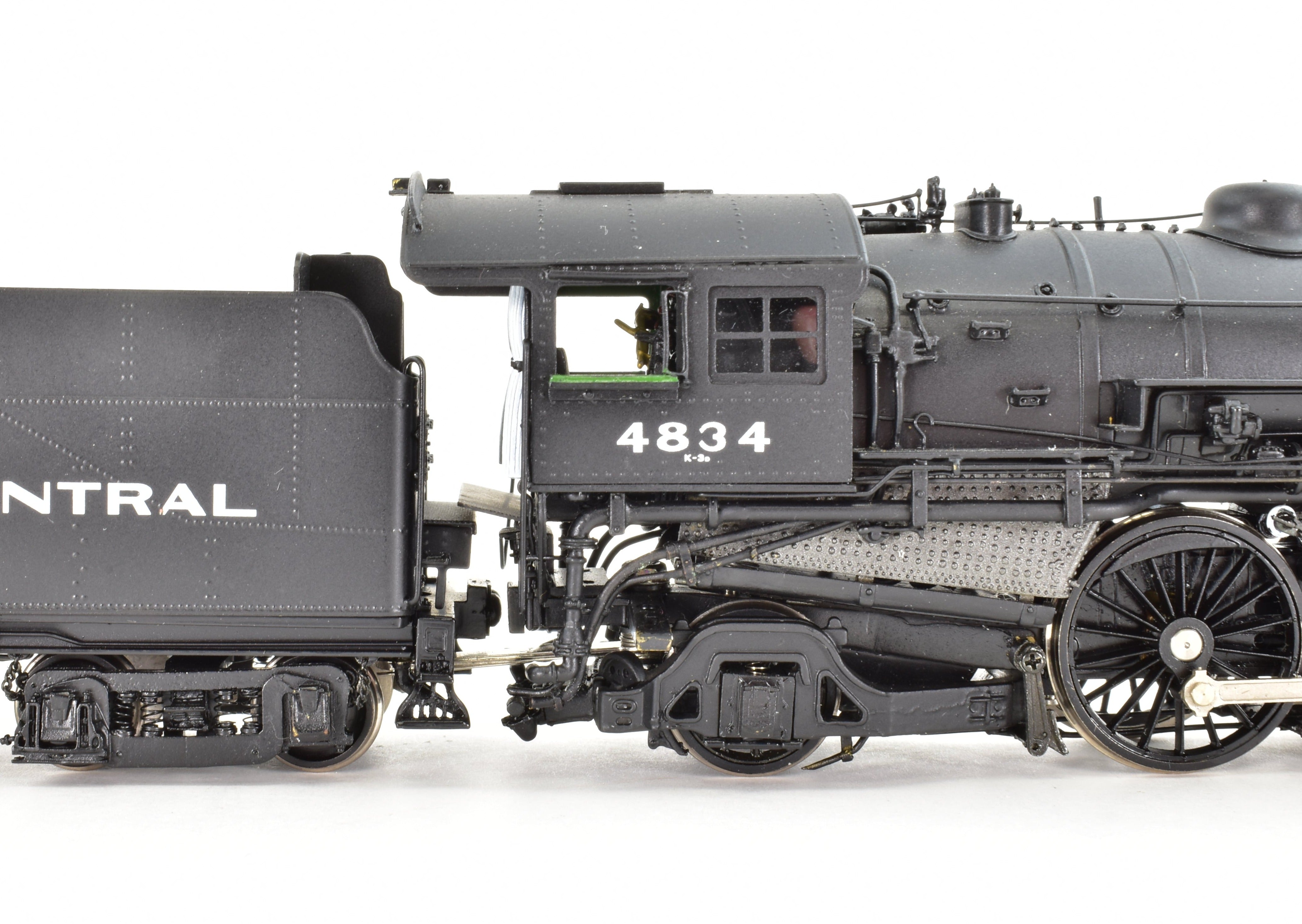 HO Brass Key Imports NYC - 1940s New York Central K - 3d 4 - 6 - 2 Pacific Factory - Painted No. 4835