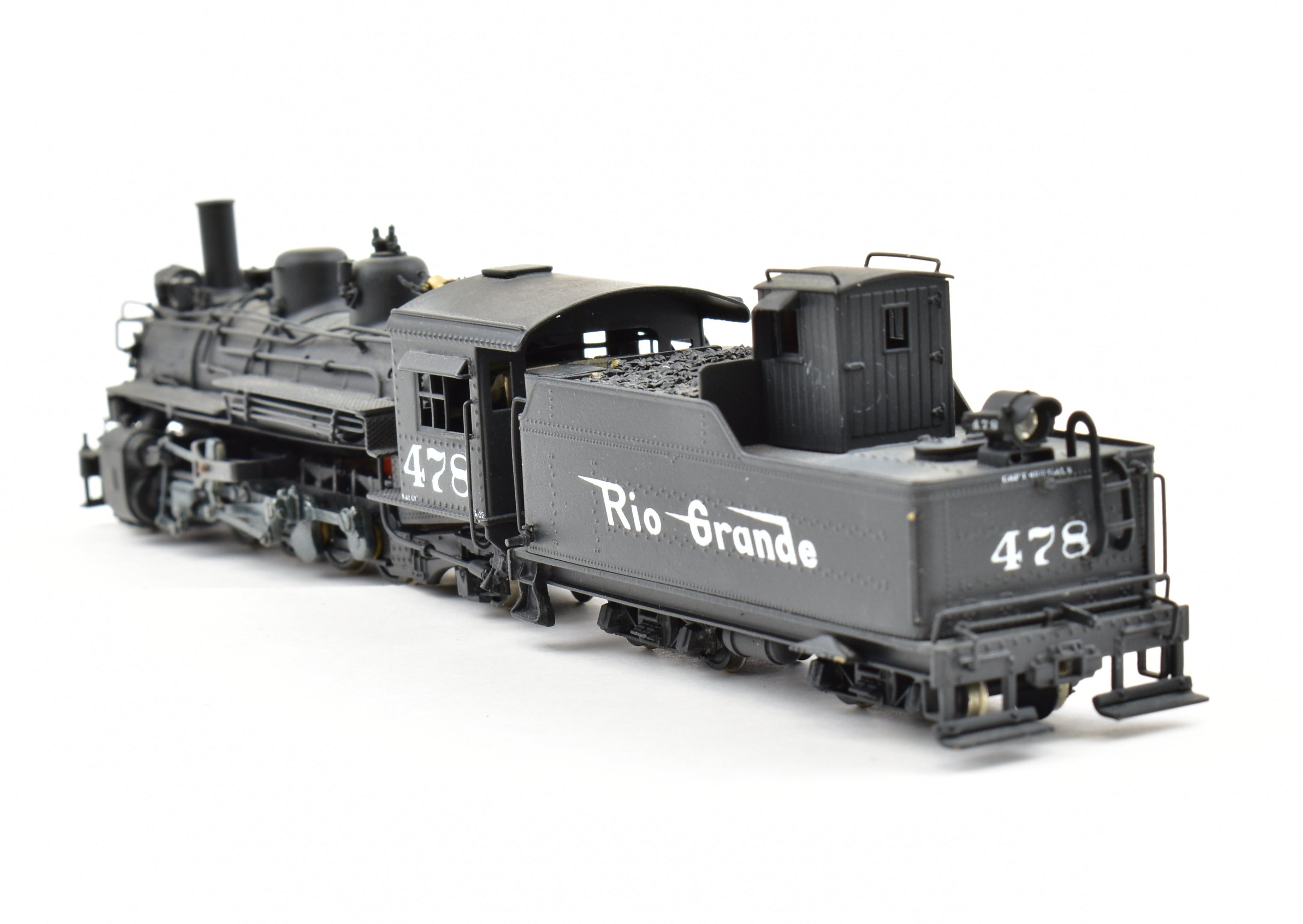 HOn3 Brass PFM - United D&RGW Denver & Rio Grande Western K - 28 2 - 8 - 2 Custom - Painted Locomotive #478