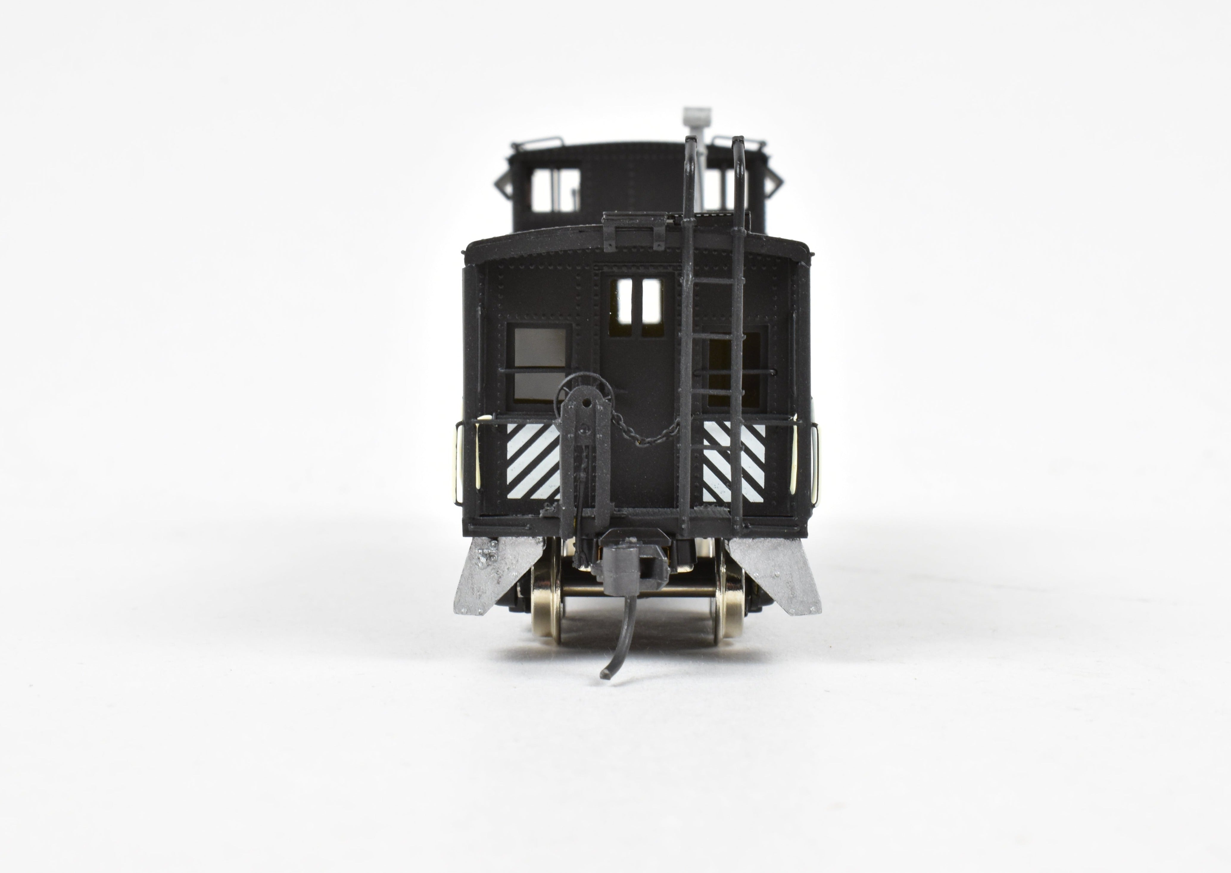 HO Scale Brass Model Train Caboose - Overland Models, Inc. Denver & Rio Grande Western Steel Caboose FP No. 01450