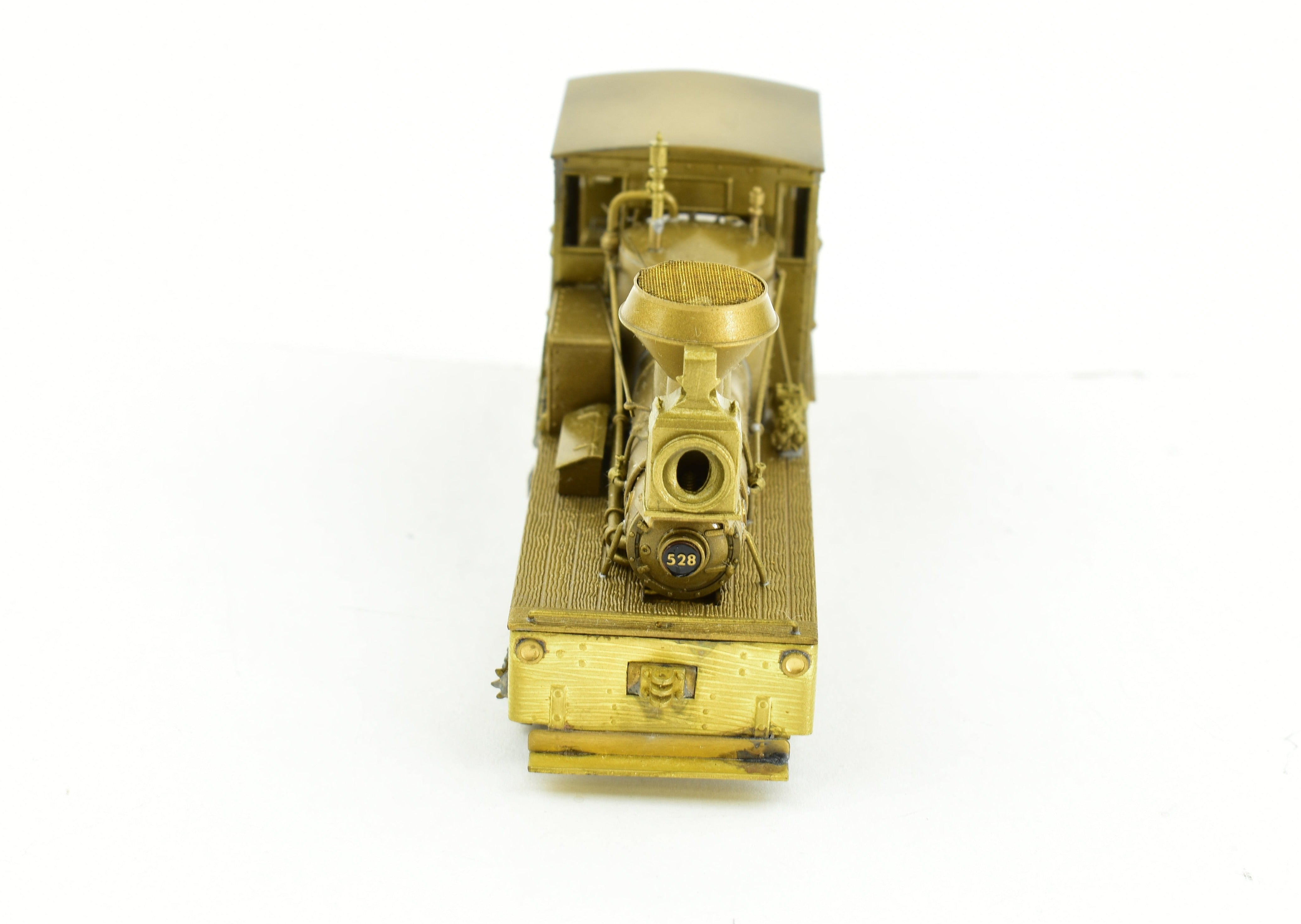 High - Quality HO Scale Brass Shay Locomotive Model - PFM - United Benson Logging Co. 2 - Truck Tee - Boiler Shay No. 528