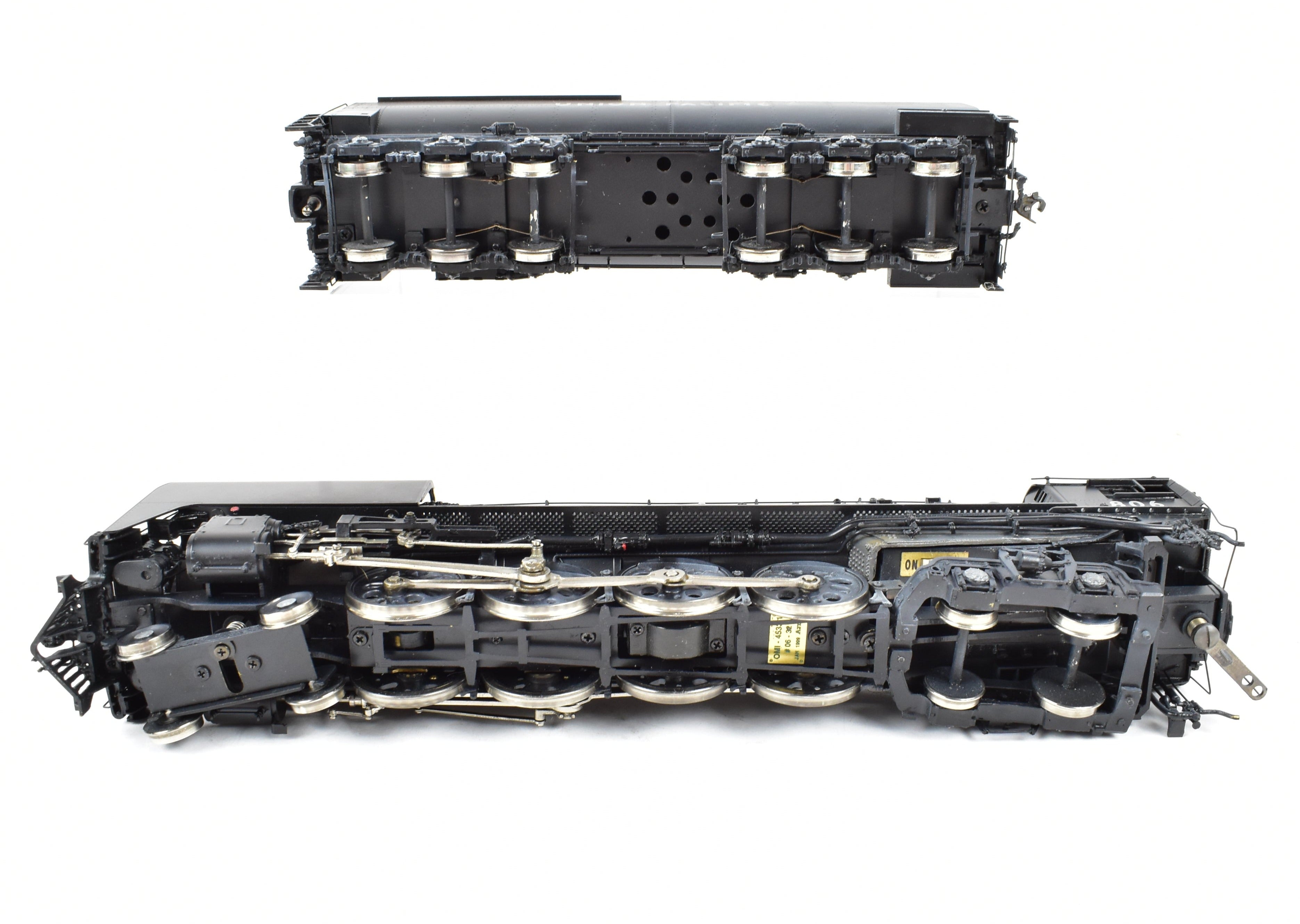 HO Scale Brass Model Train - Overland Models Inc. Union Pacific FEF - 1 4 - 8 - 4 Locomotive No. 806 with Light Weathering and Factory Painting