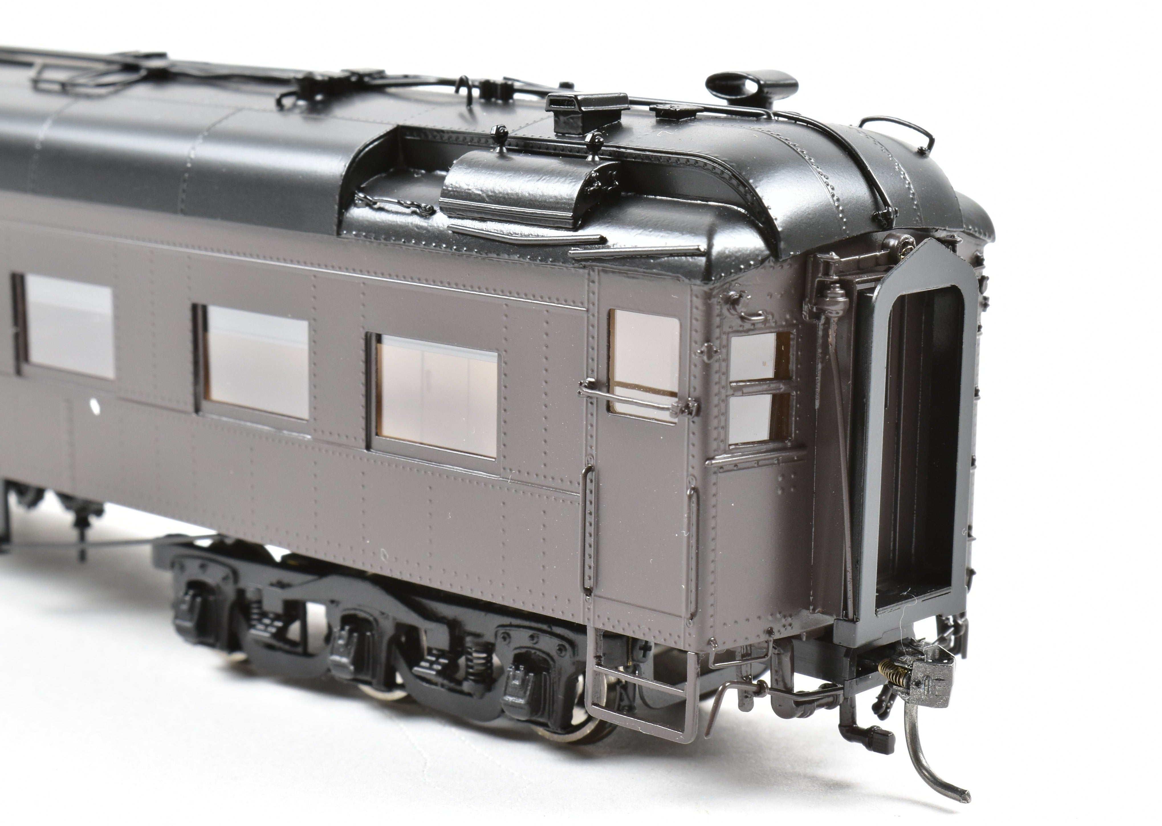 HO Scale New Brass North Bank Line SP Portland #129 Dark Olive Green Business Car