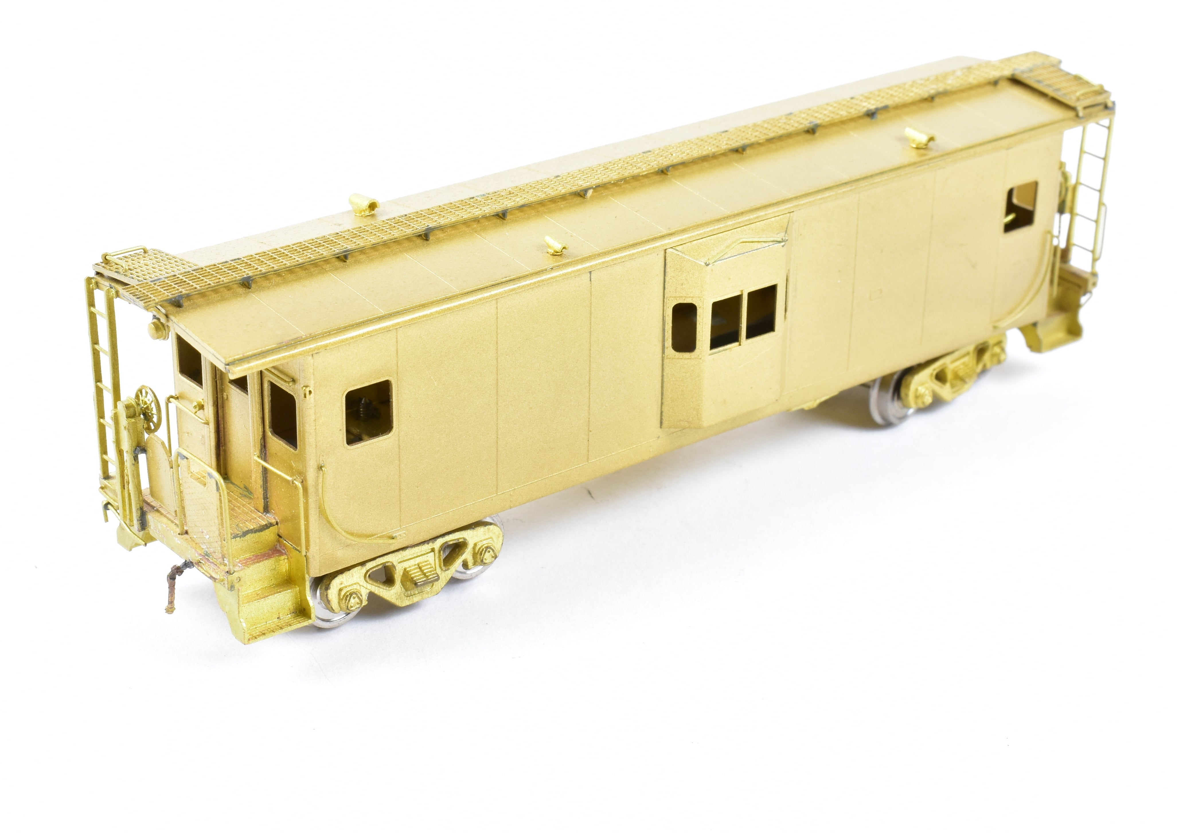HO Scale Brass Model of the Oriental Limited Great Northern Bay Window Caboose