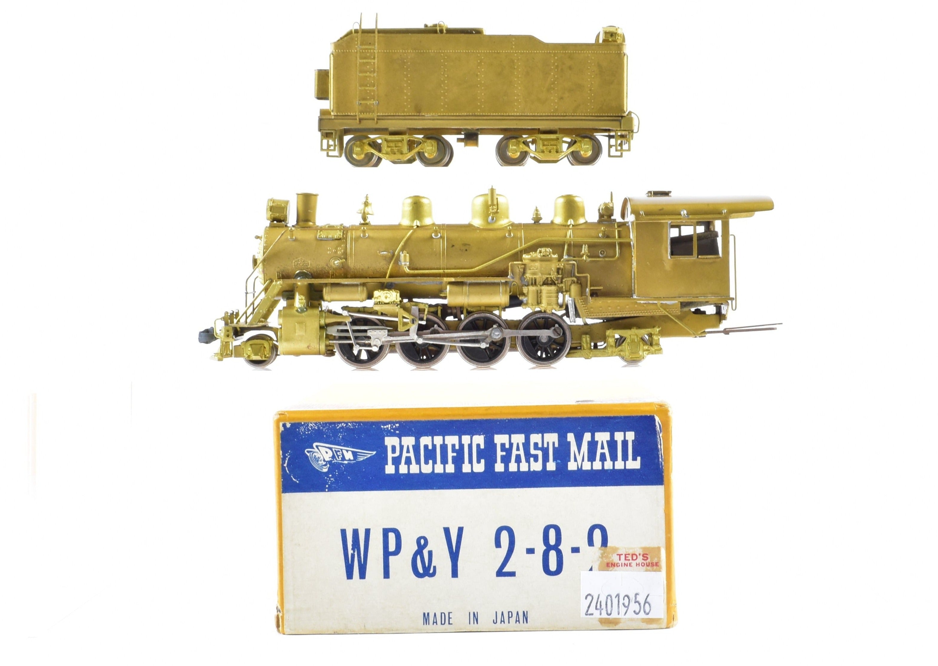Rare HOn3 Brass Pacific Fast Mail WP&YR 2-8-2 Mikado Model