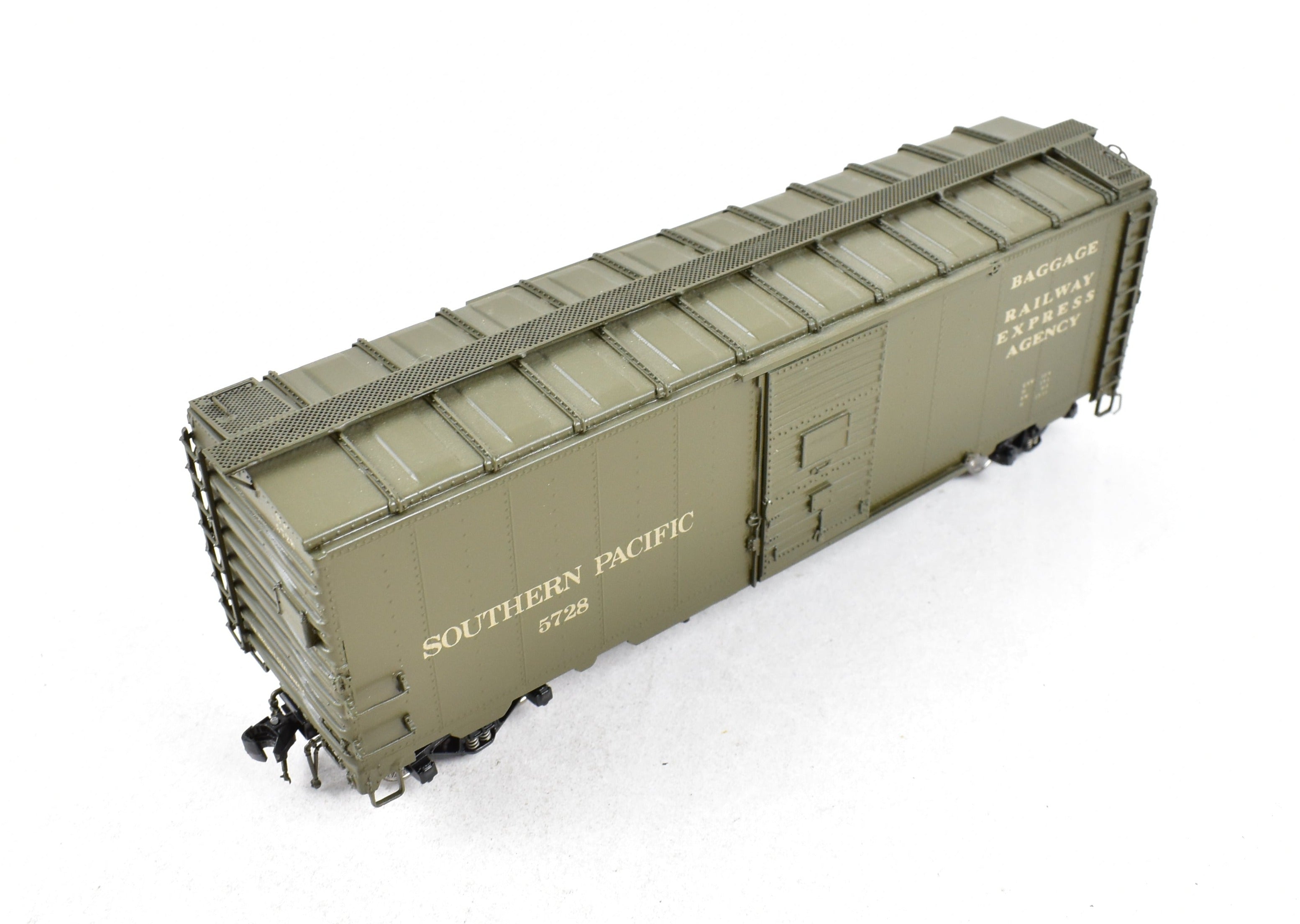 HO Scale Brass Southern Pacific B-50-24 Express Boxcar No. 5728 FP by Beaver Creek