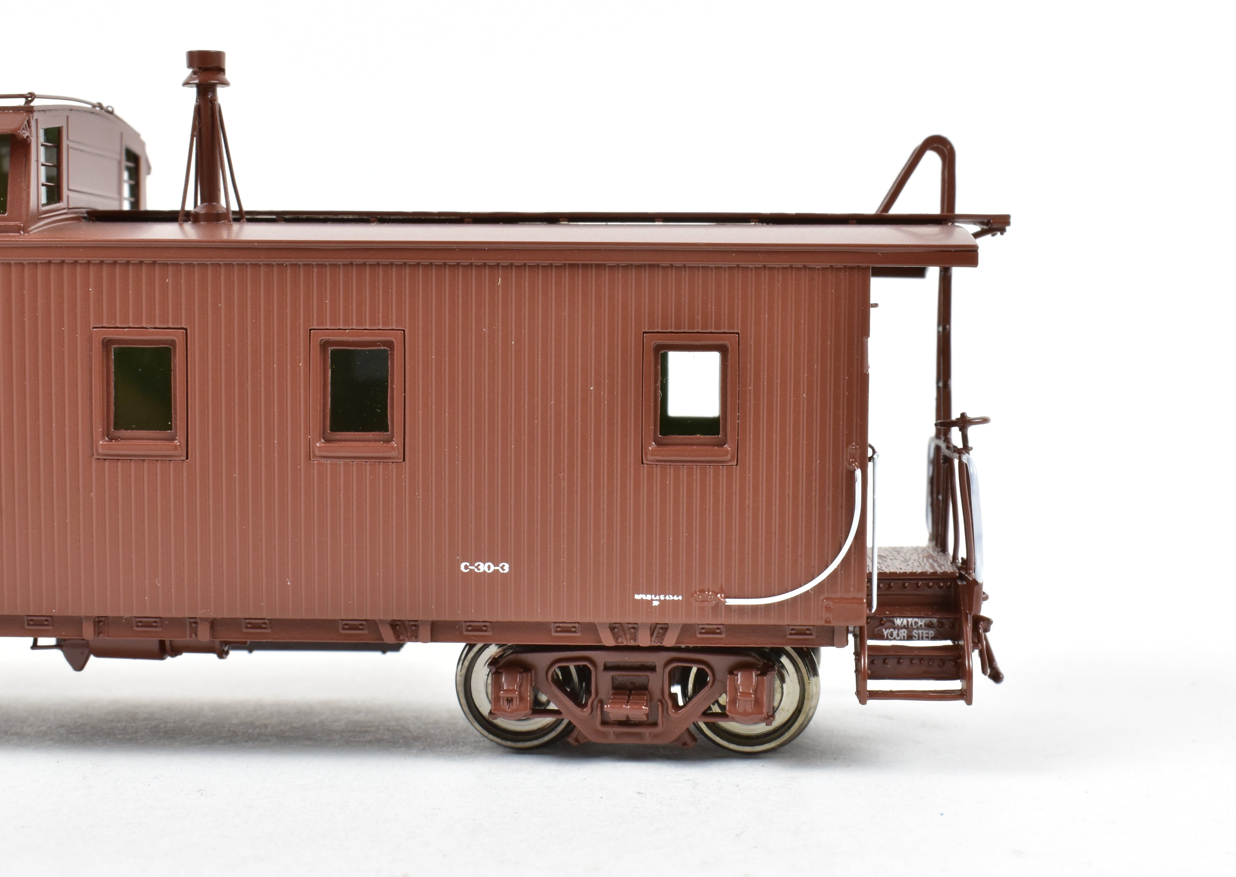 HO Scale Brass Southern Pacific Wood Side Caboose, Class C - 30 - 3 FP No. 56 by Challenger Imports