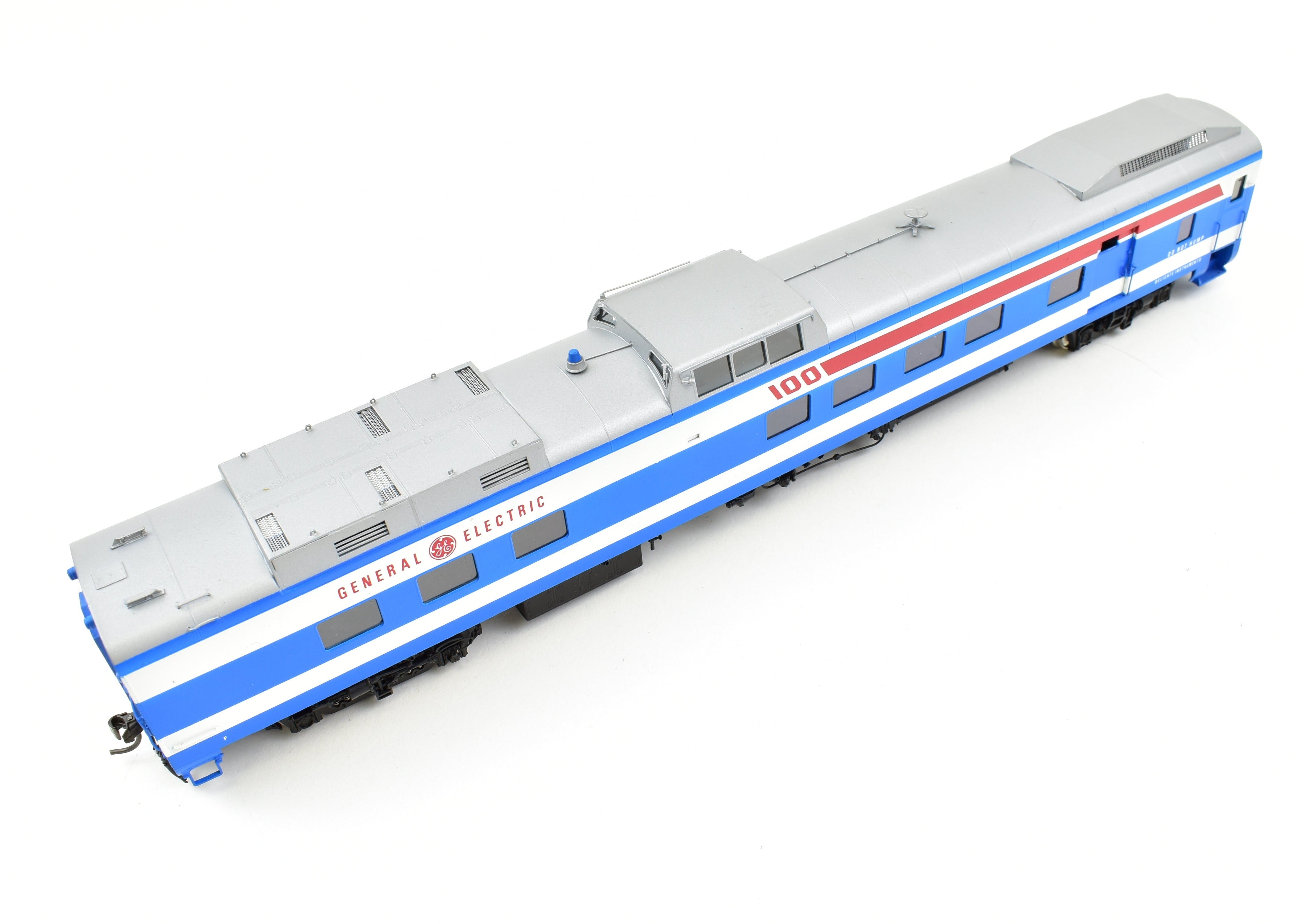 HO Brass OMI General Electric Test Car FP No. 100 by Overland Models