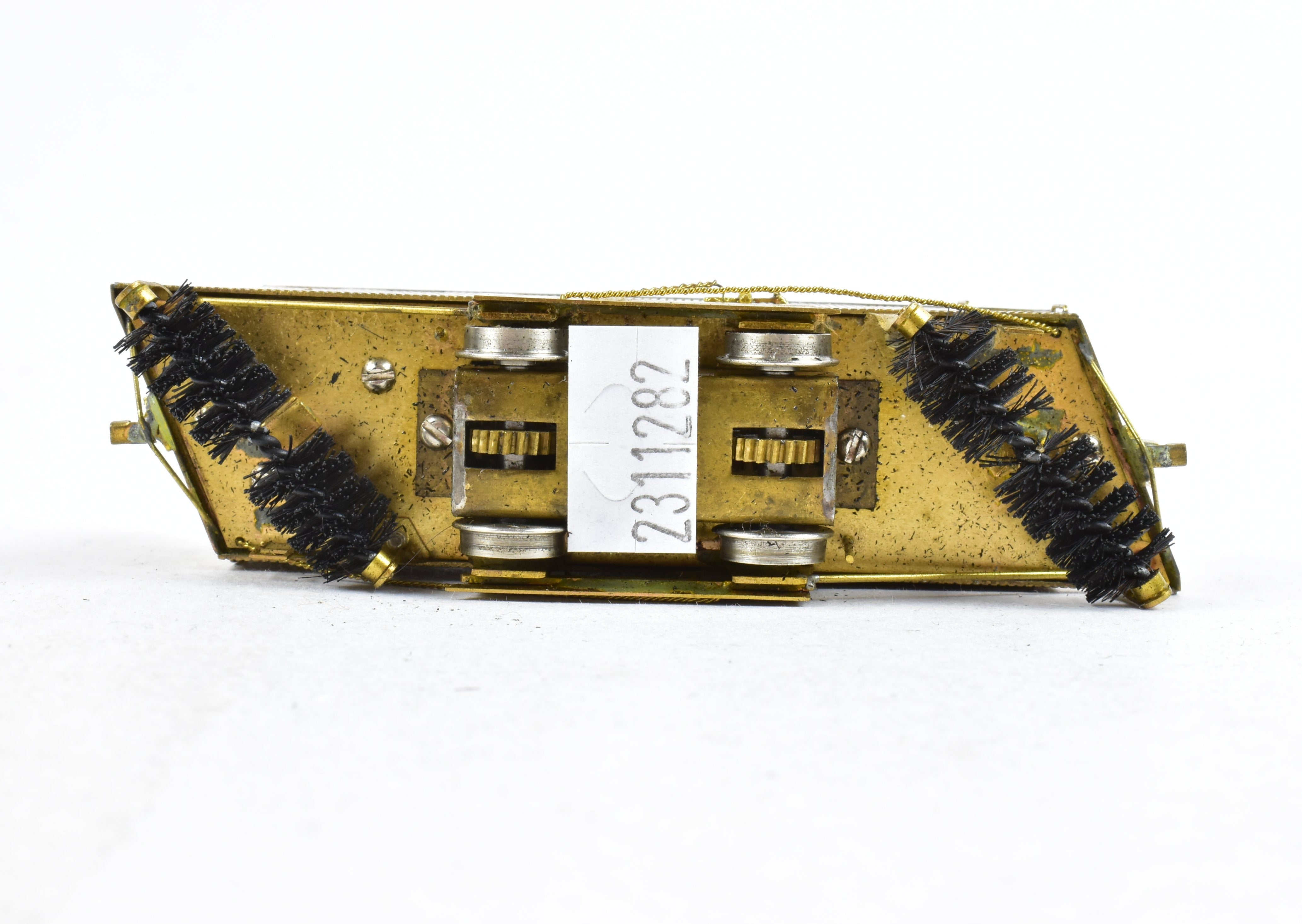 HO Scale Brass Fairfield Single Truck Sweeper Model - No Box, Nice Condition