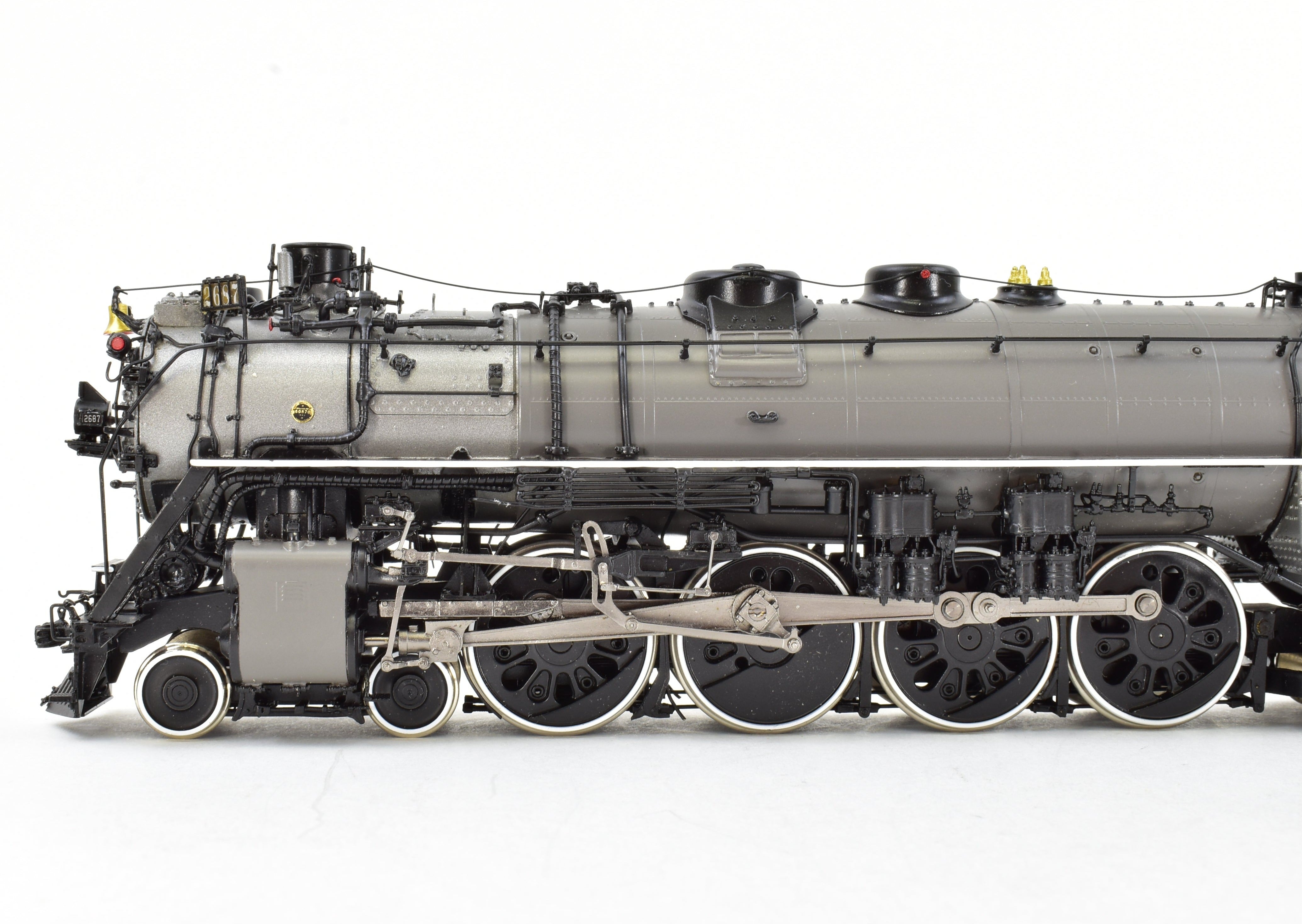 HO Scale Brass Model Train - Precision Scale Co. NP (Northern Pacific) A-5 4-8-4 Northern FP Locomotive No. 2687
