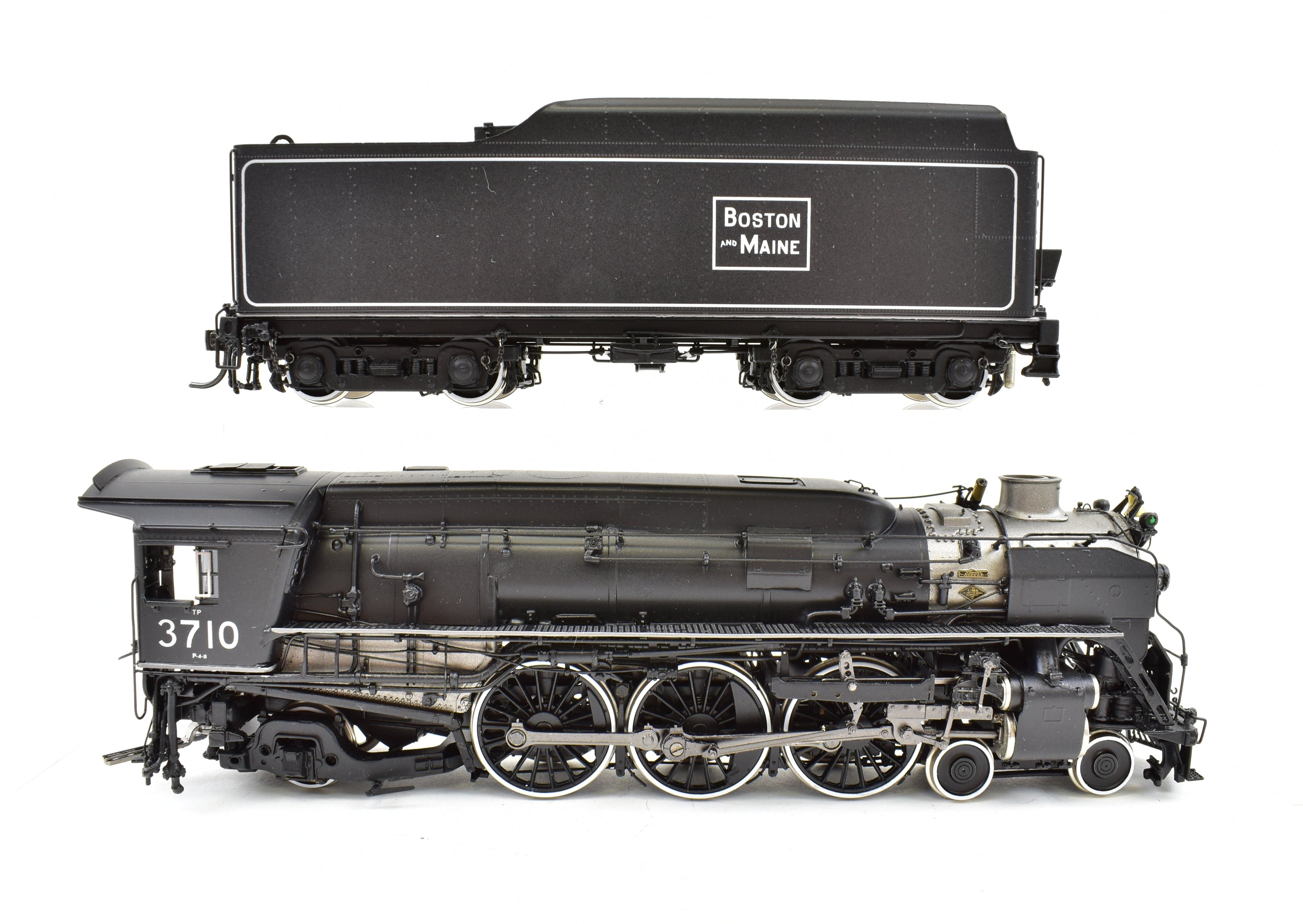 HO Brass DVP Boston & Maine P-4a 4-6-2 Pacific FP #3710 with Skyline Casting, 2010 Model
