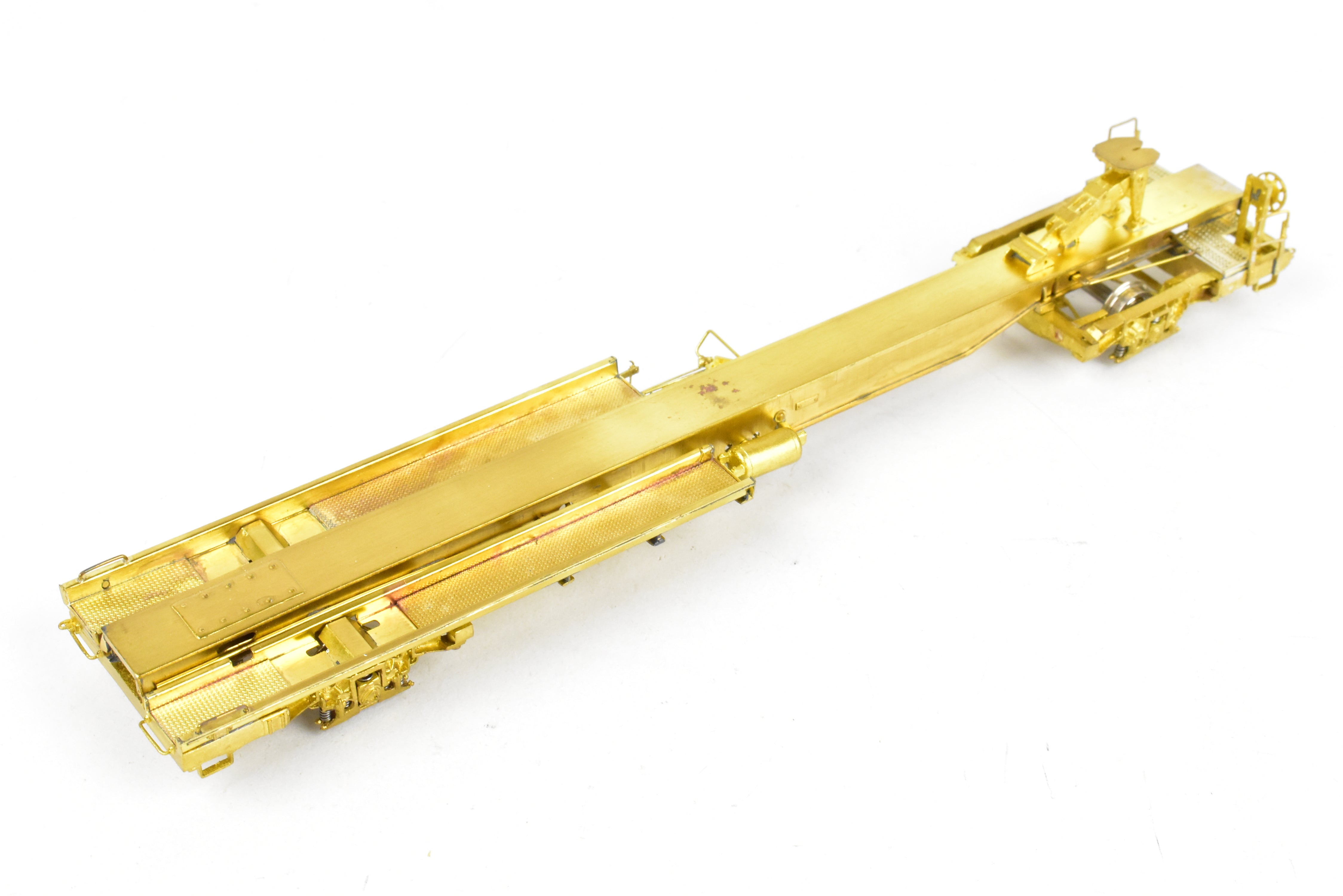 HO Brass OMI 50' TOFC Car TTUX 121046 with National Unitruck