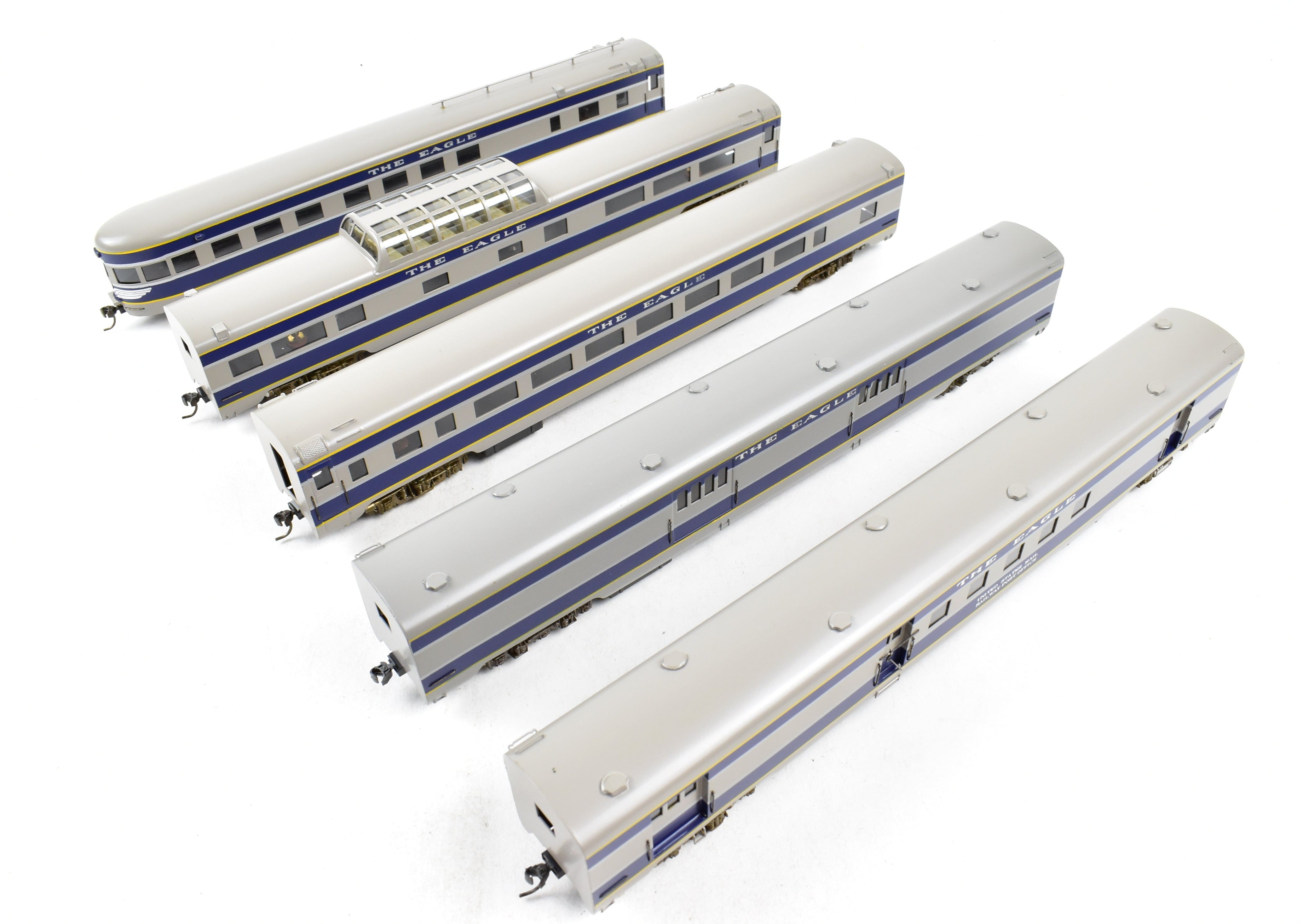 HO Scale Brass Balboa Missouri Pacific The Eagle 5-Car Factory-Painted Passenger Train